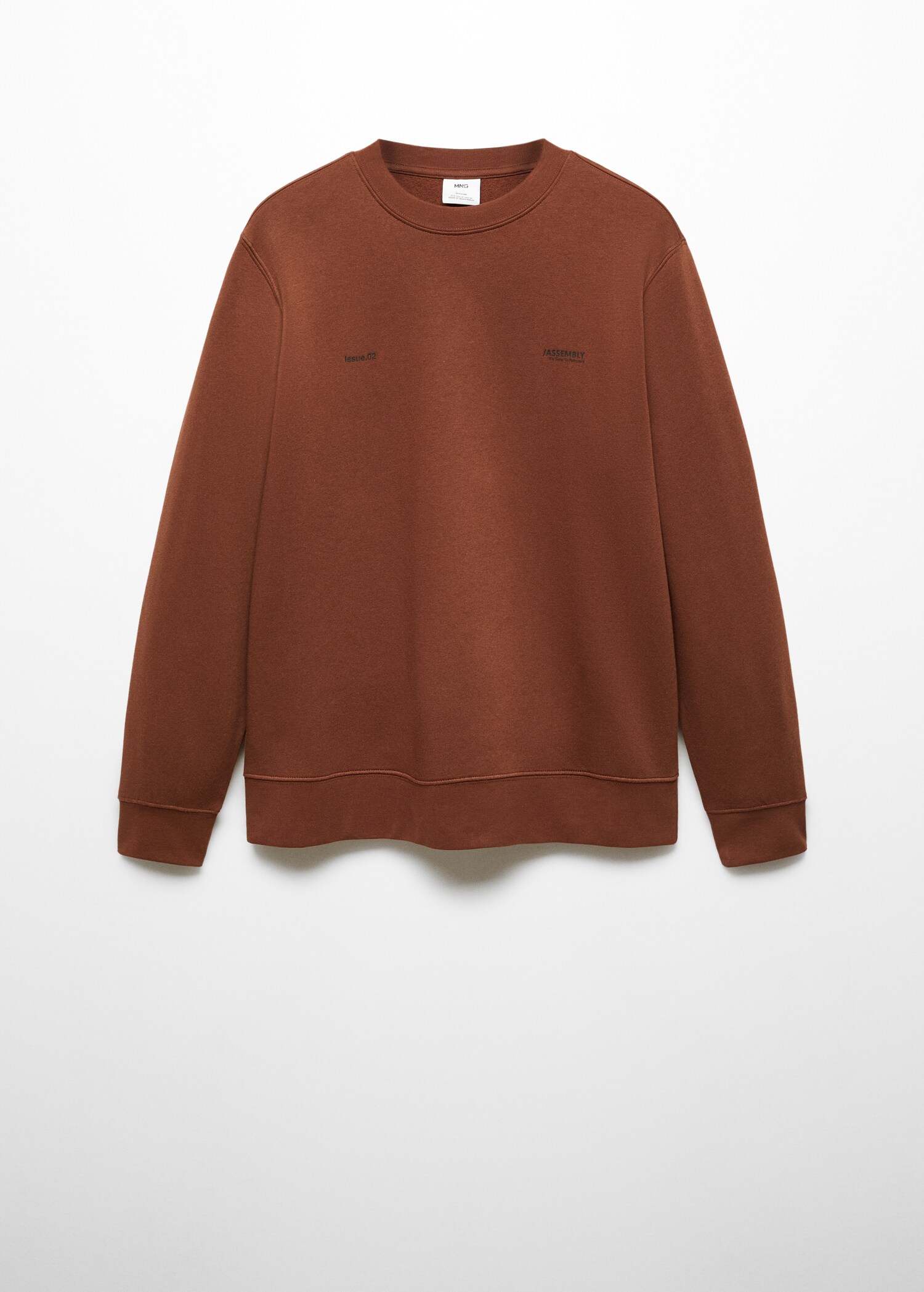 Baumwoll-Sweatshirt mit Schriftzug - Artikel ohne Model