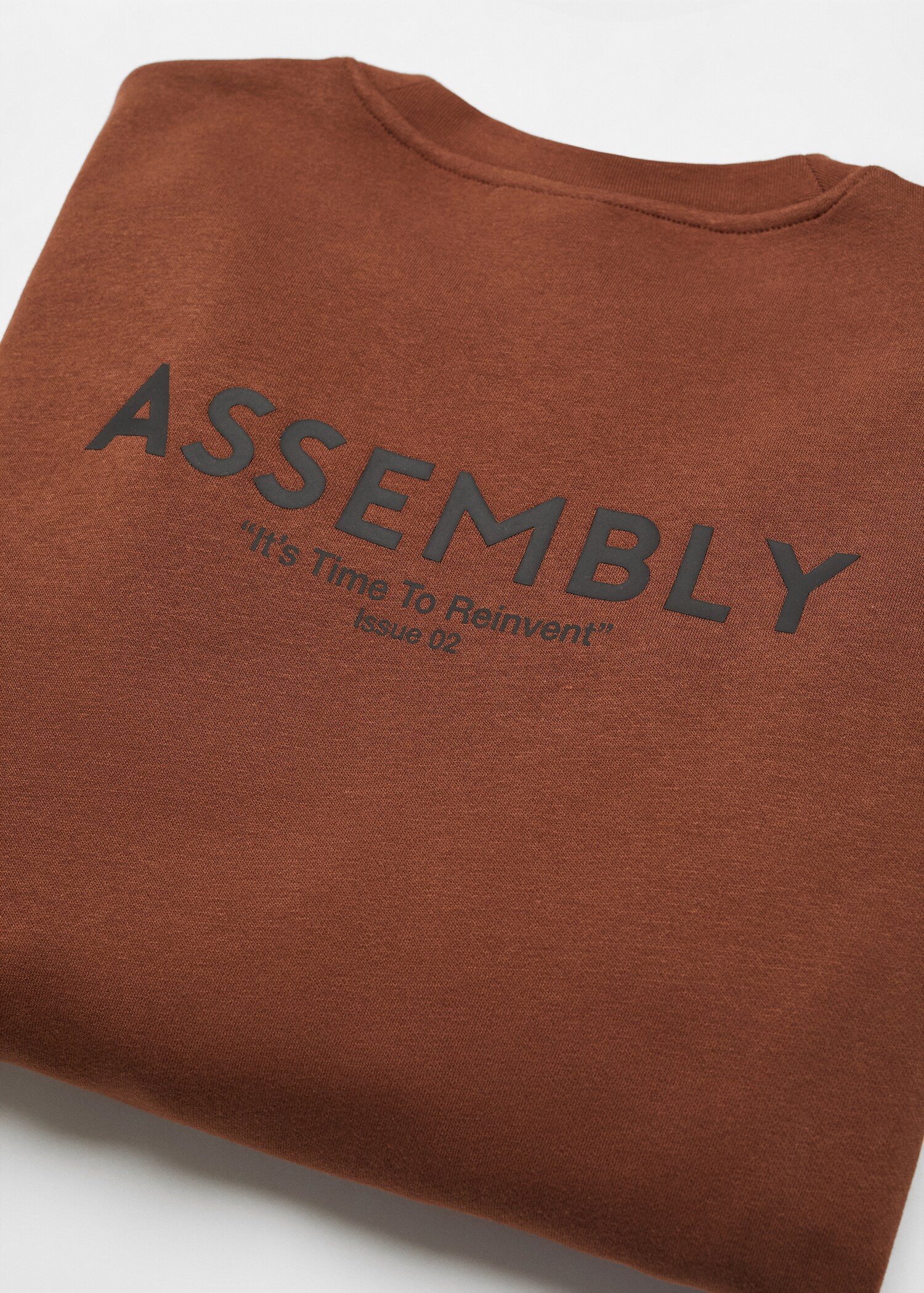 Baumwoll-Sweatshirt mit Schriftzug - Detail des Artikels 0