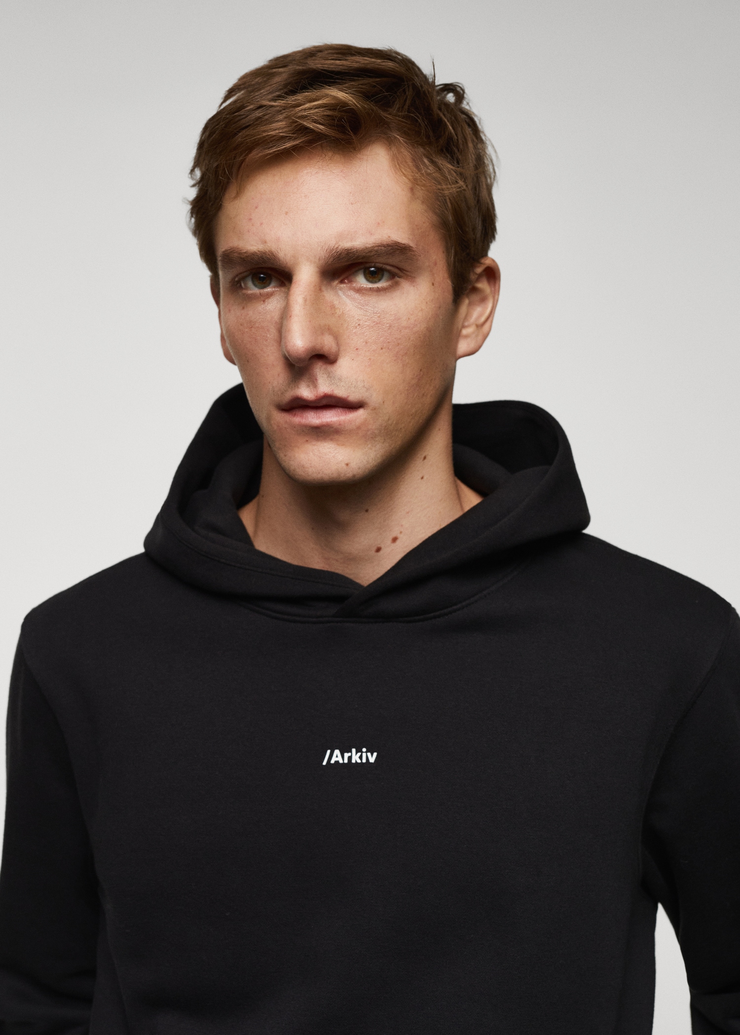 Mango Outlet Mango Sudaderas Sudadera Capucha Algodón Texto