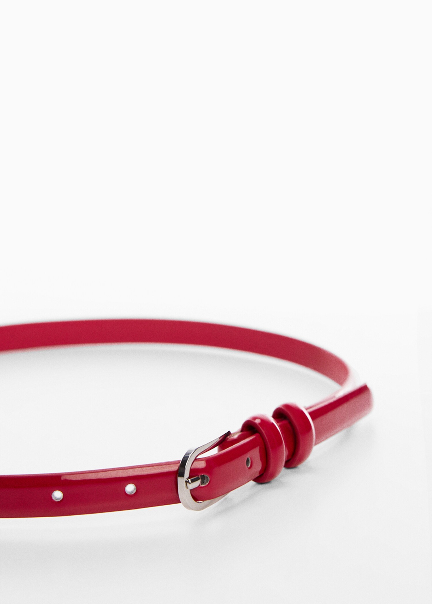 Oval buckle belt - Medium plane
