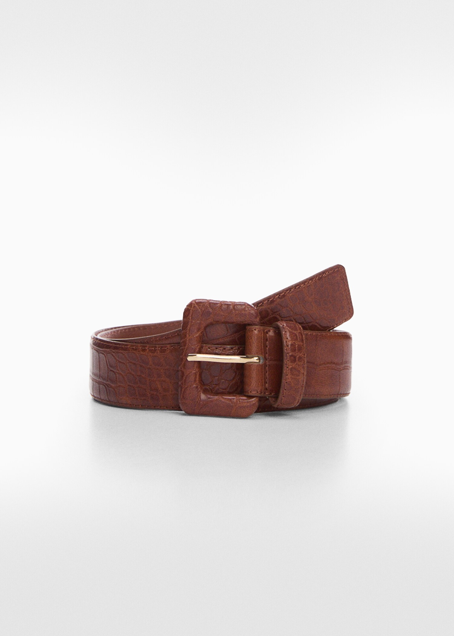 Animal print effect belt - Article without model