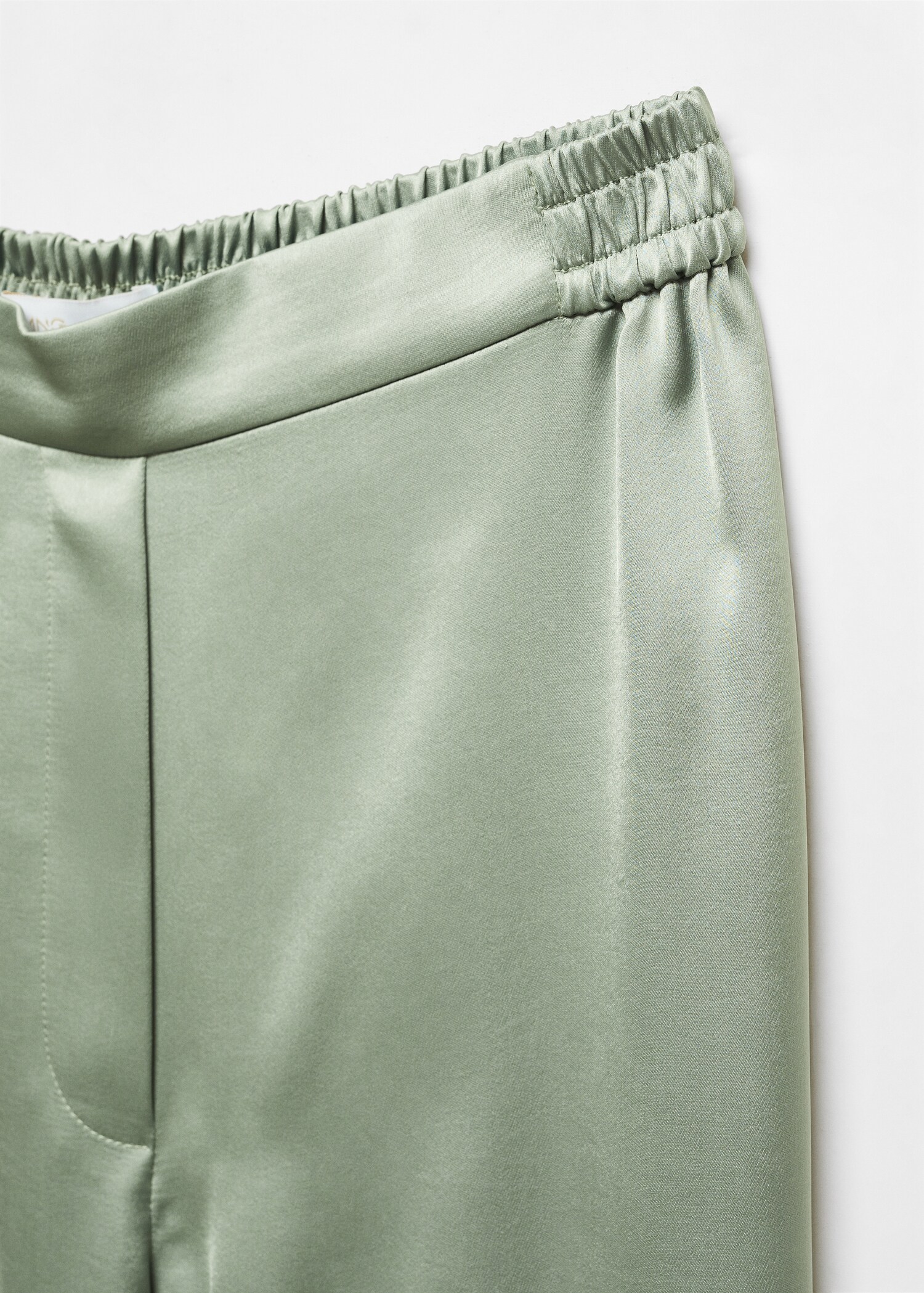 Pantalón satinado cintura elástica - Detalle del artículo 8