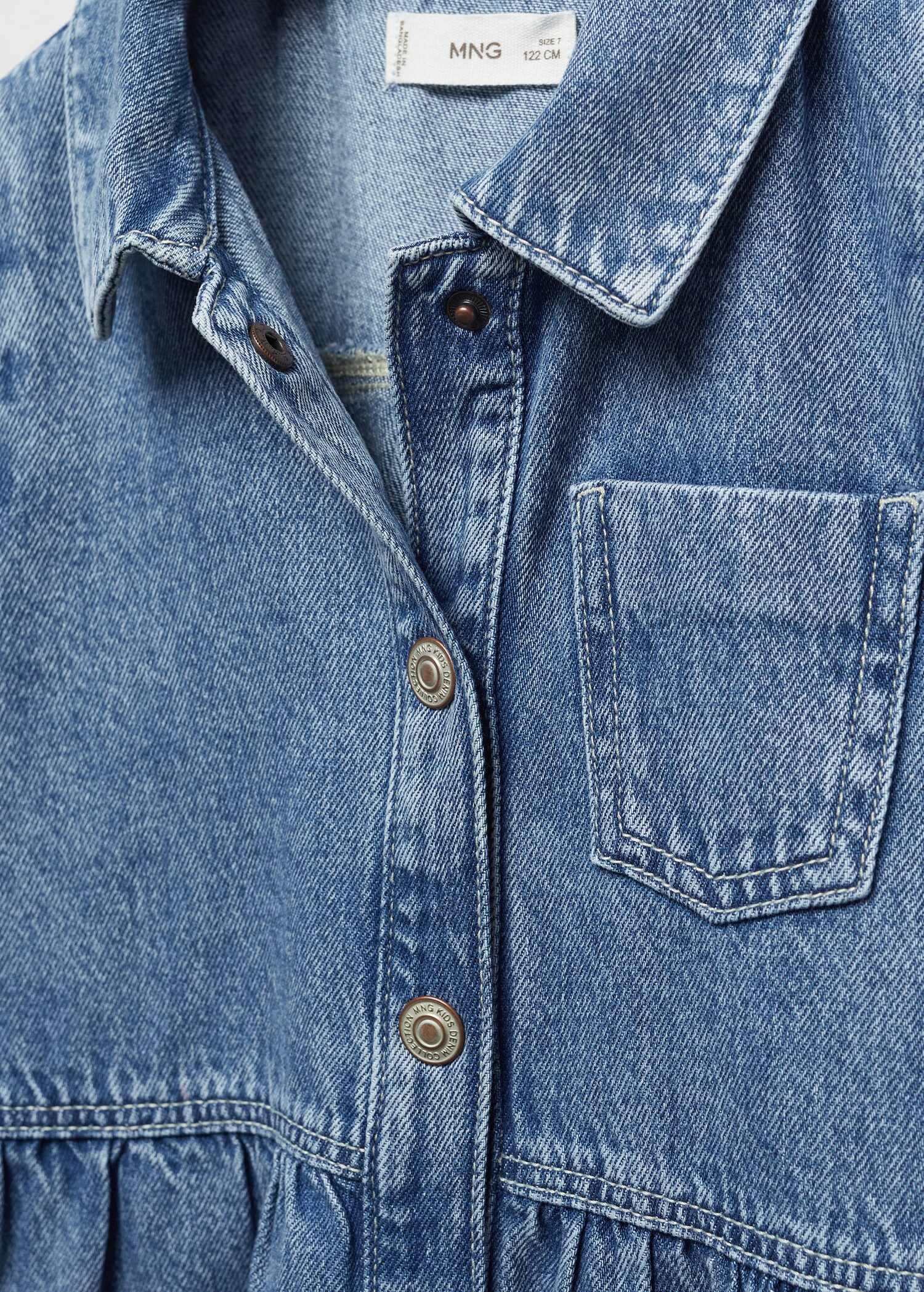 Jeanskleid mit Rüschen - Detail des Artikels 8