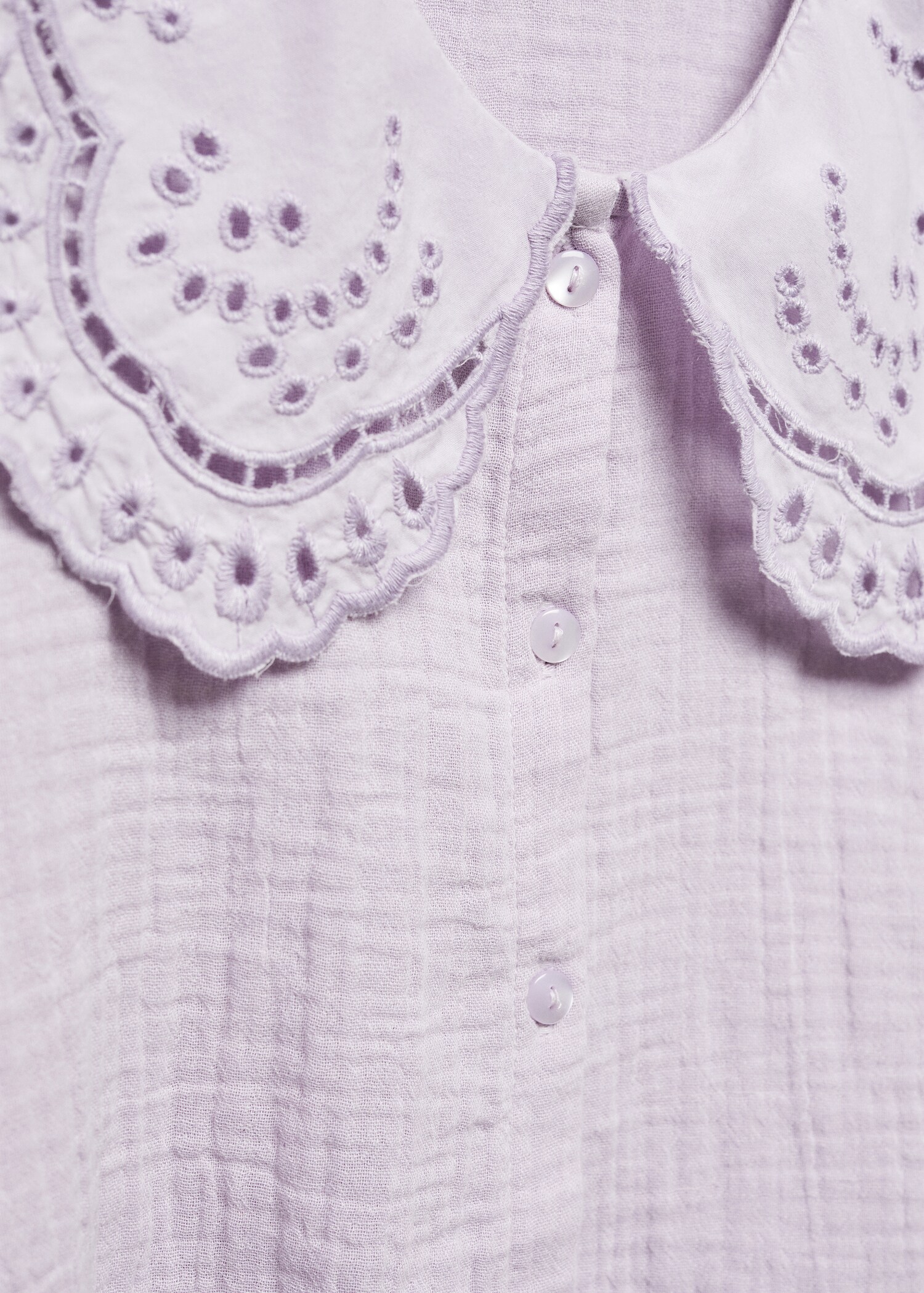 Babydoll collar blouse - Details of the article 8