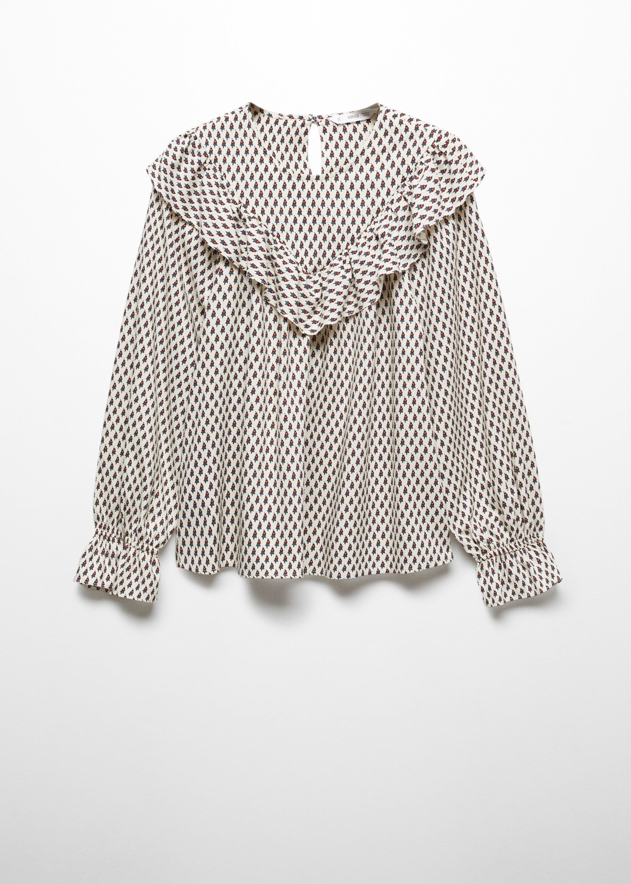 Ruffles printed blouse - Article without model