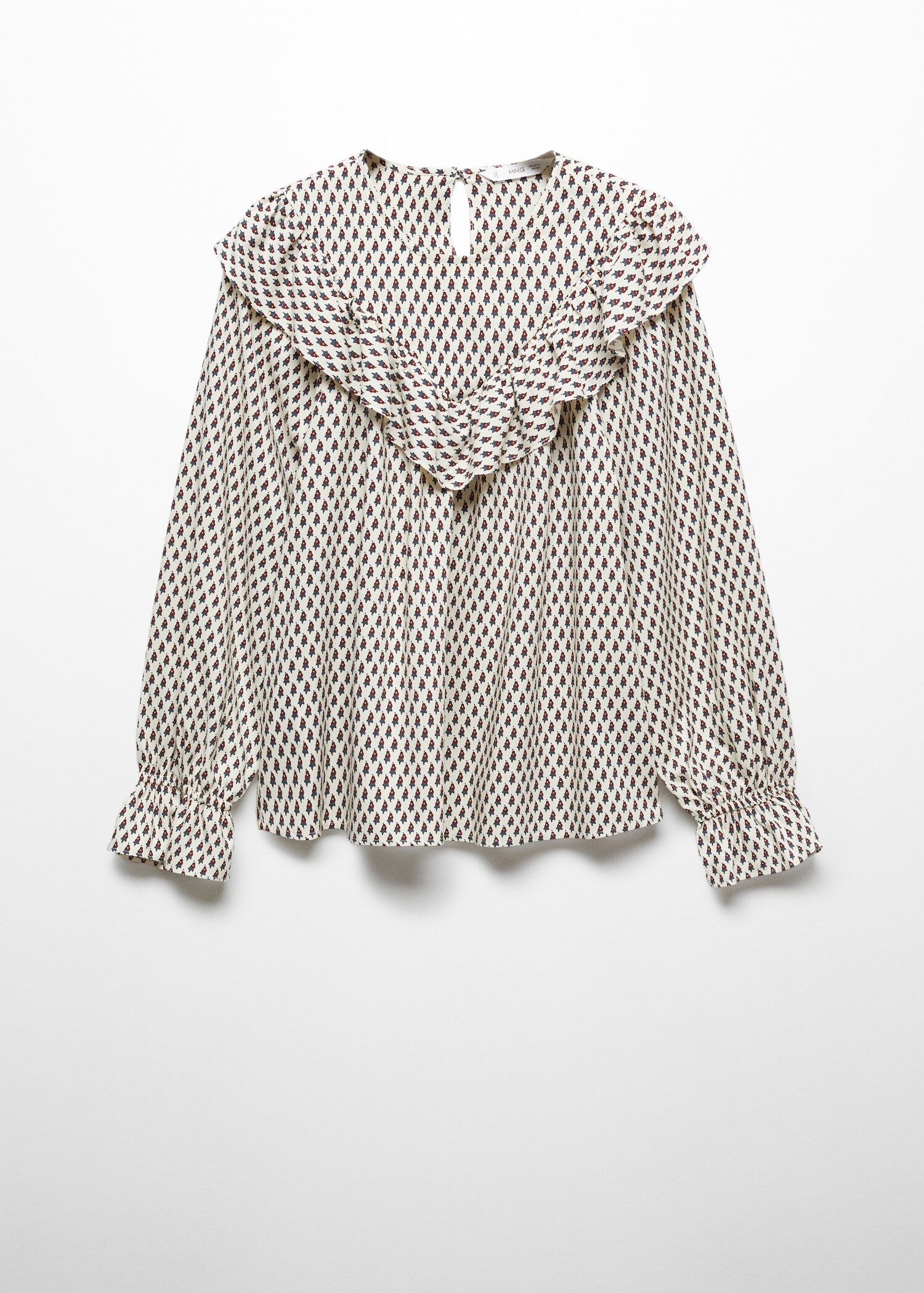 Blusa estampado volantes - Artículo sin modelo