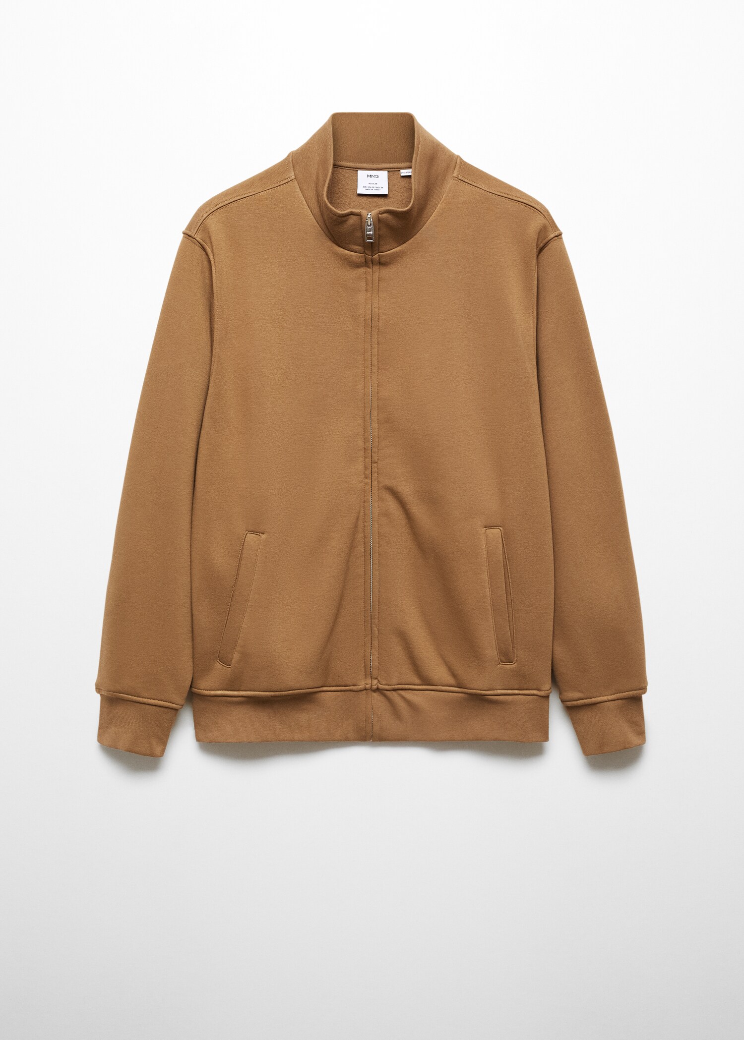 Zipper cotton sweater - Article without model