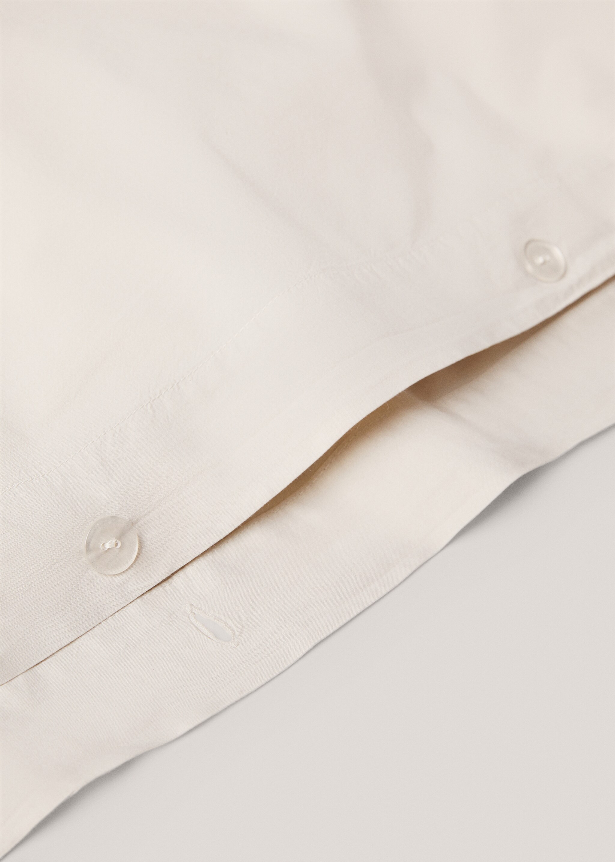 Washed cotton duvet cover for queen bed - Details of the article 1