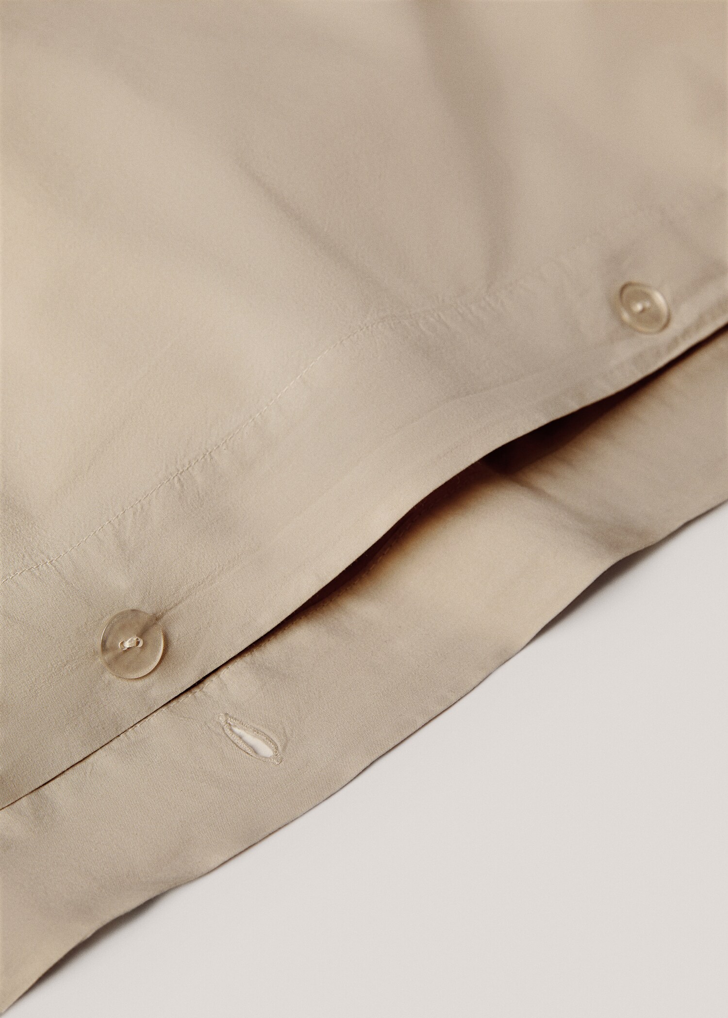 Bettbezug aus gewaschener Baumwolle für 135 cm Bett - Detail des Artikels 1
