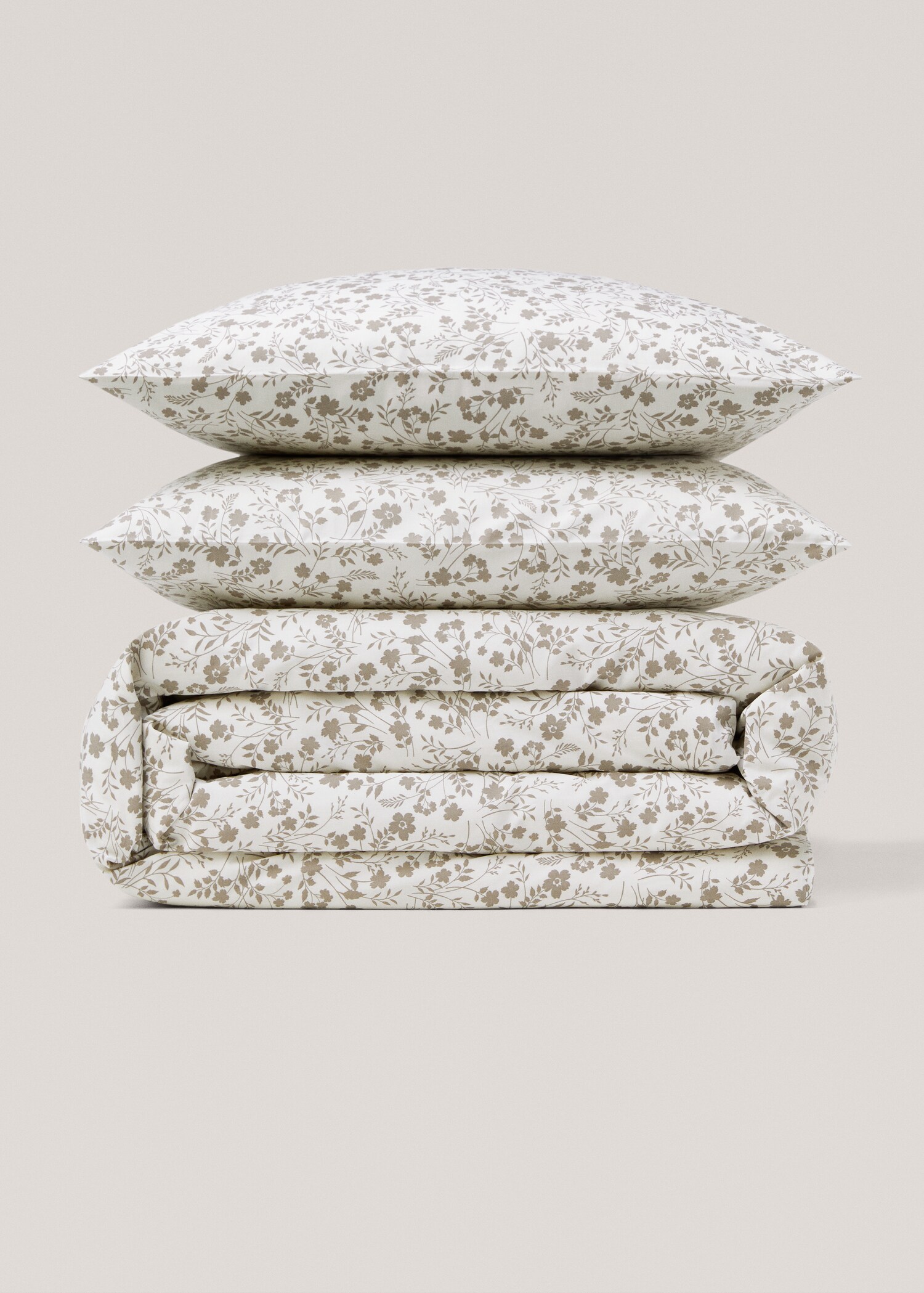 Floral-print duvet cover Queen Bed - Article without model