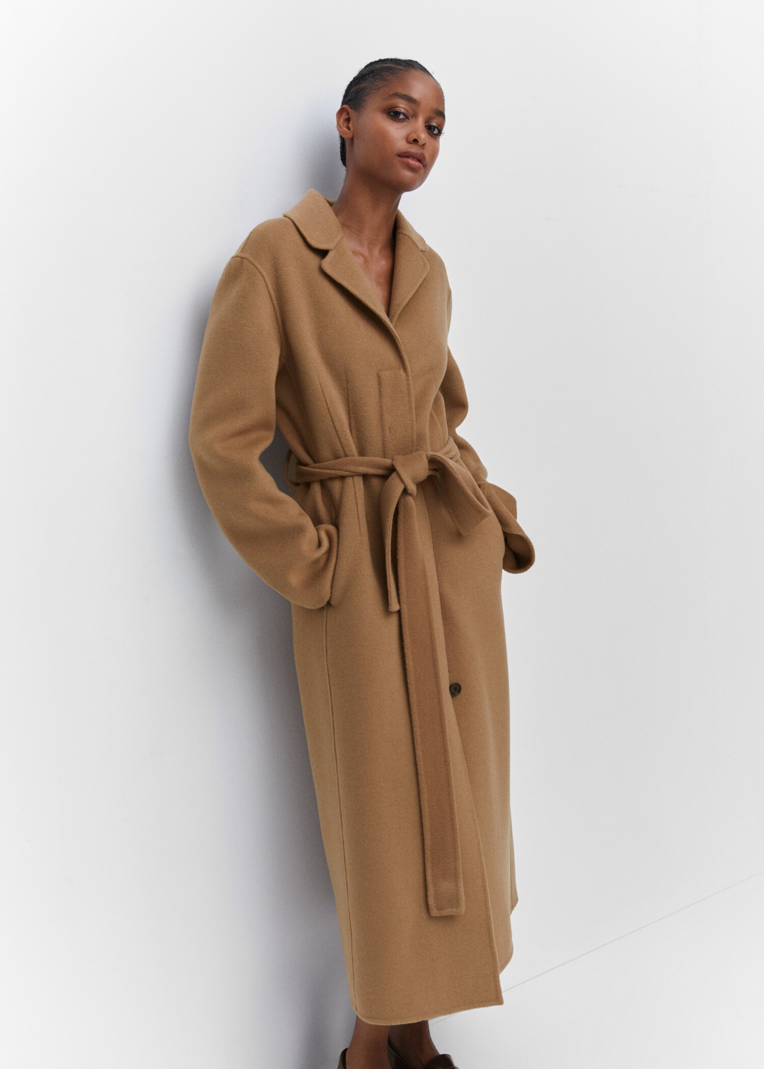 Handmade Oversize-Wollmantel - Detail des Artikels 2
