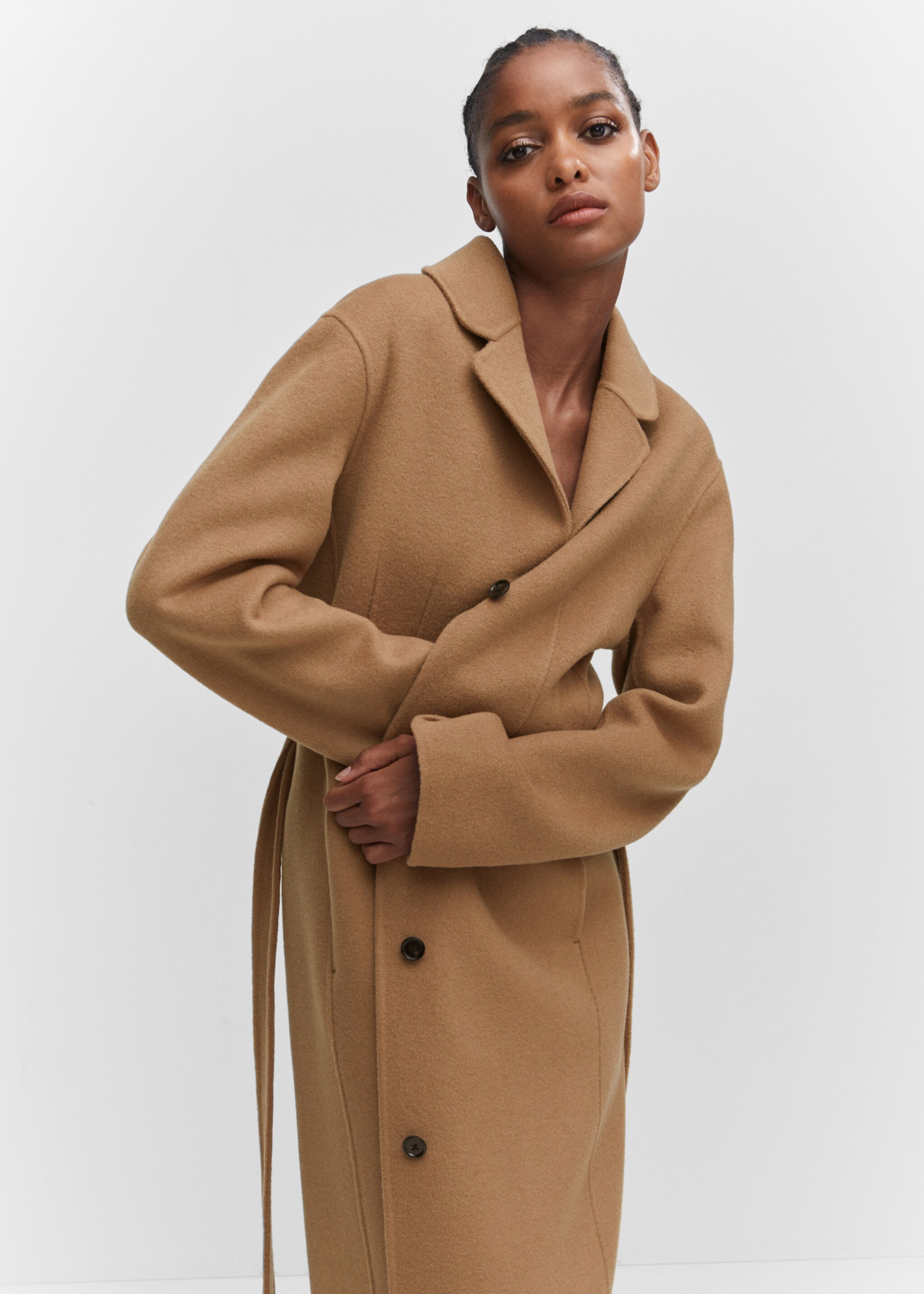 Płaszcz wełniany handmade oversize - Szczegóły artykułu 4