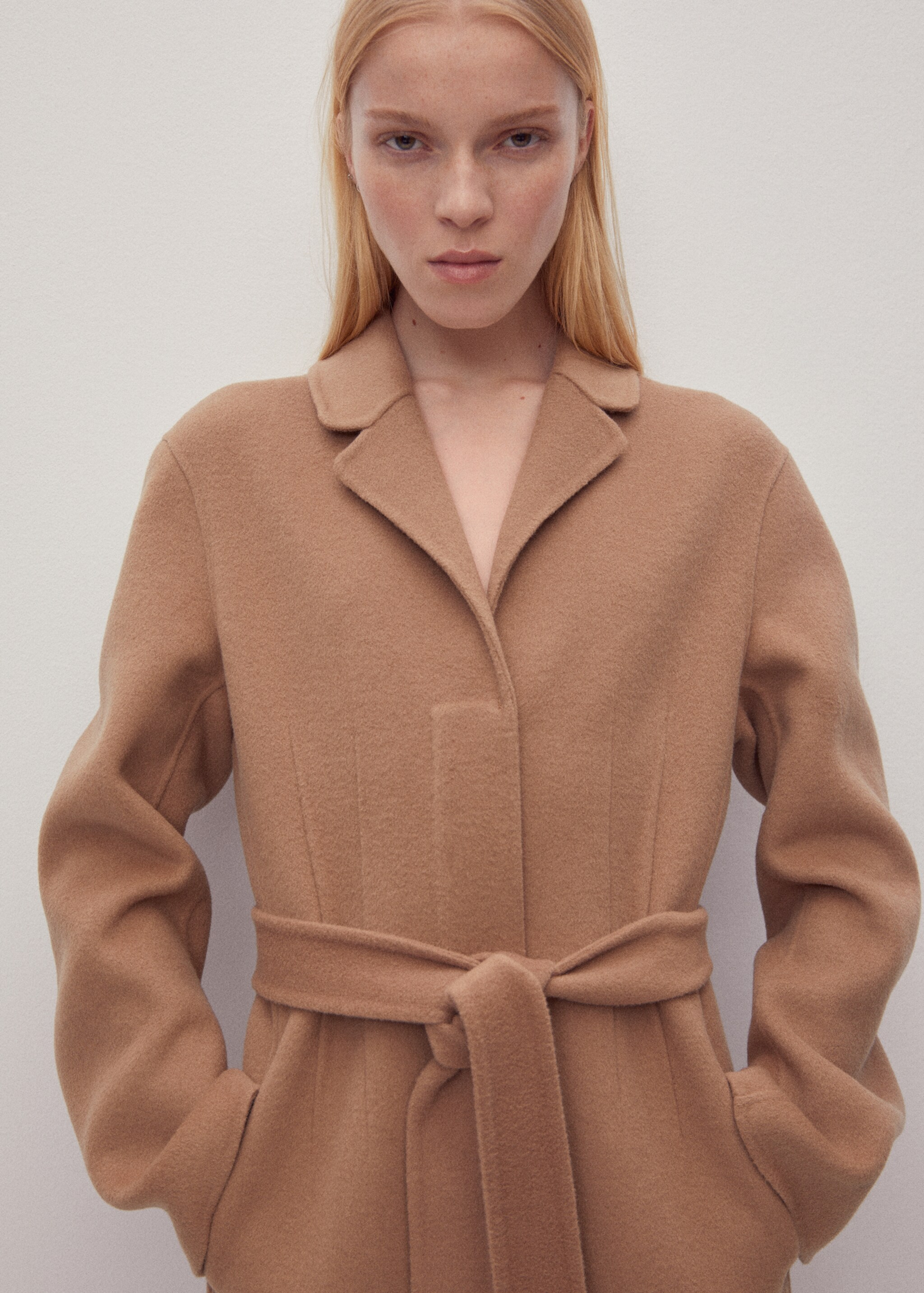 Płaszcz wełniany handmade oversize - Szczegóły artykułu 6