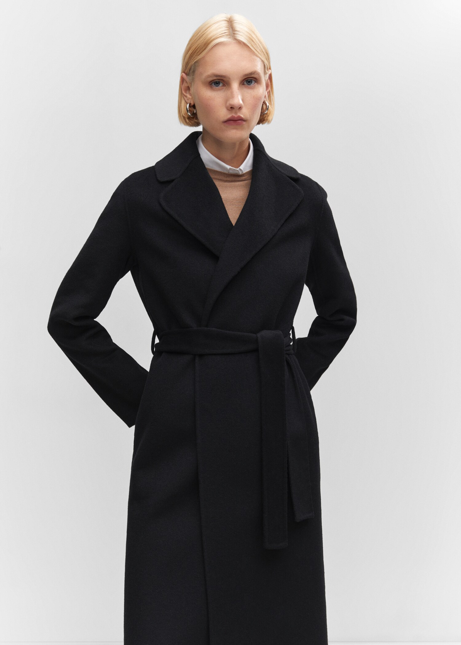Handmade wool coat - Medium plane