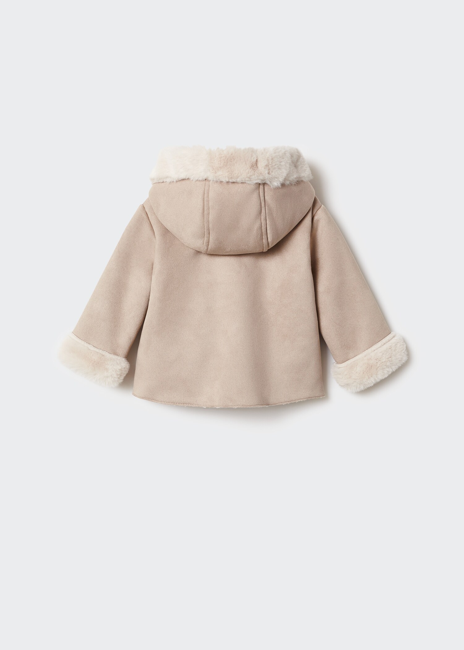 Manteau double face imitation fourrure - Verso de l’article
