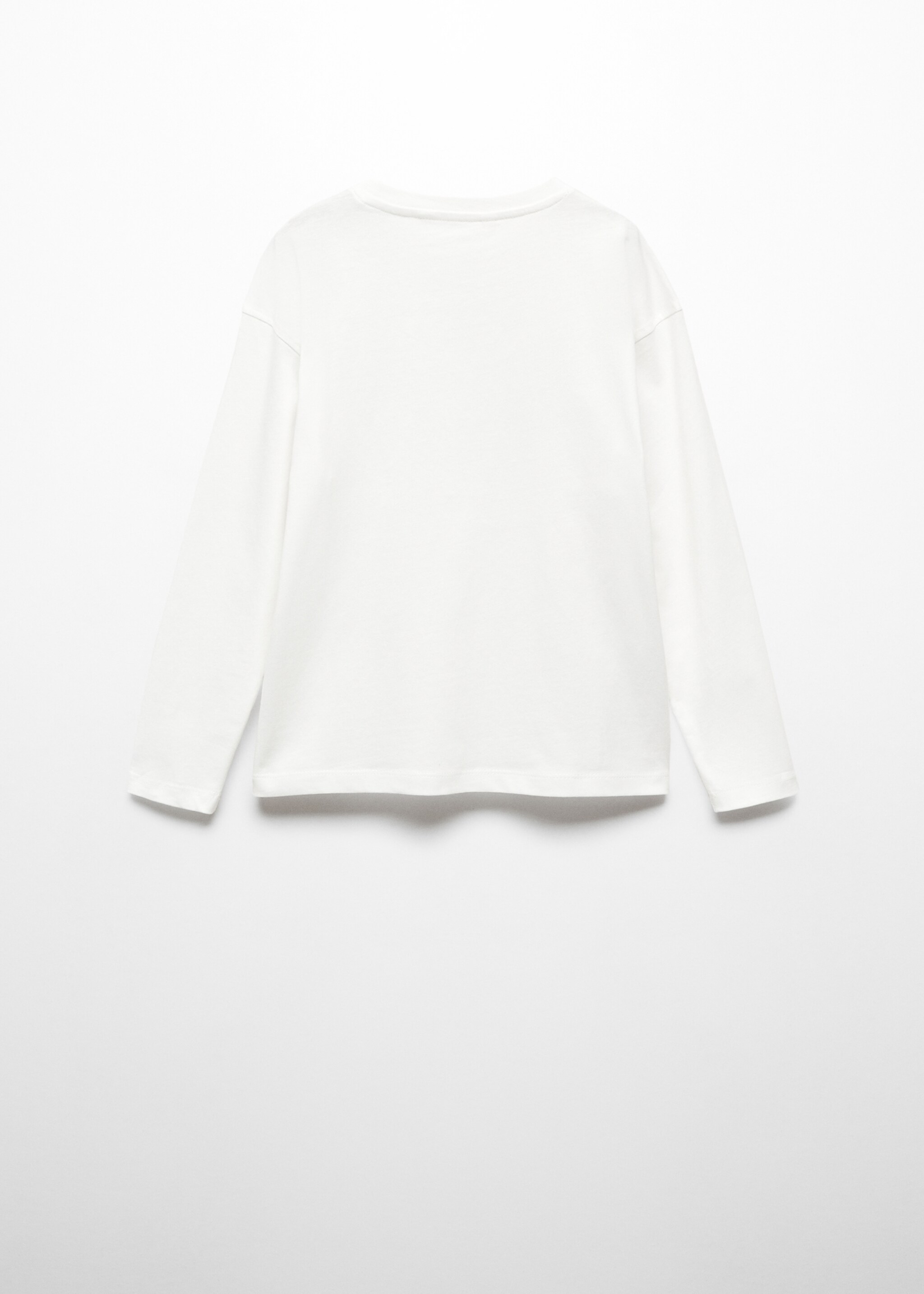Long-sleeved t-shirt with message - Reverse of the article