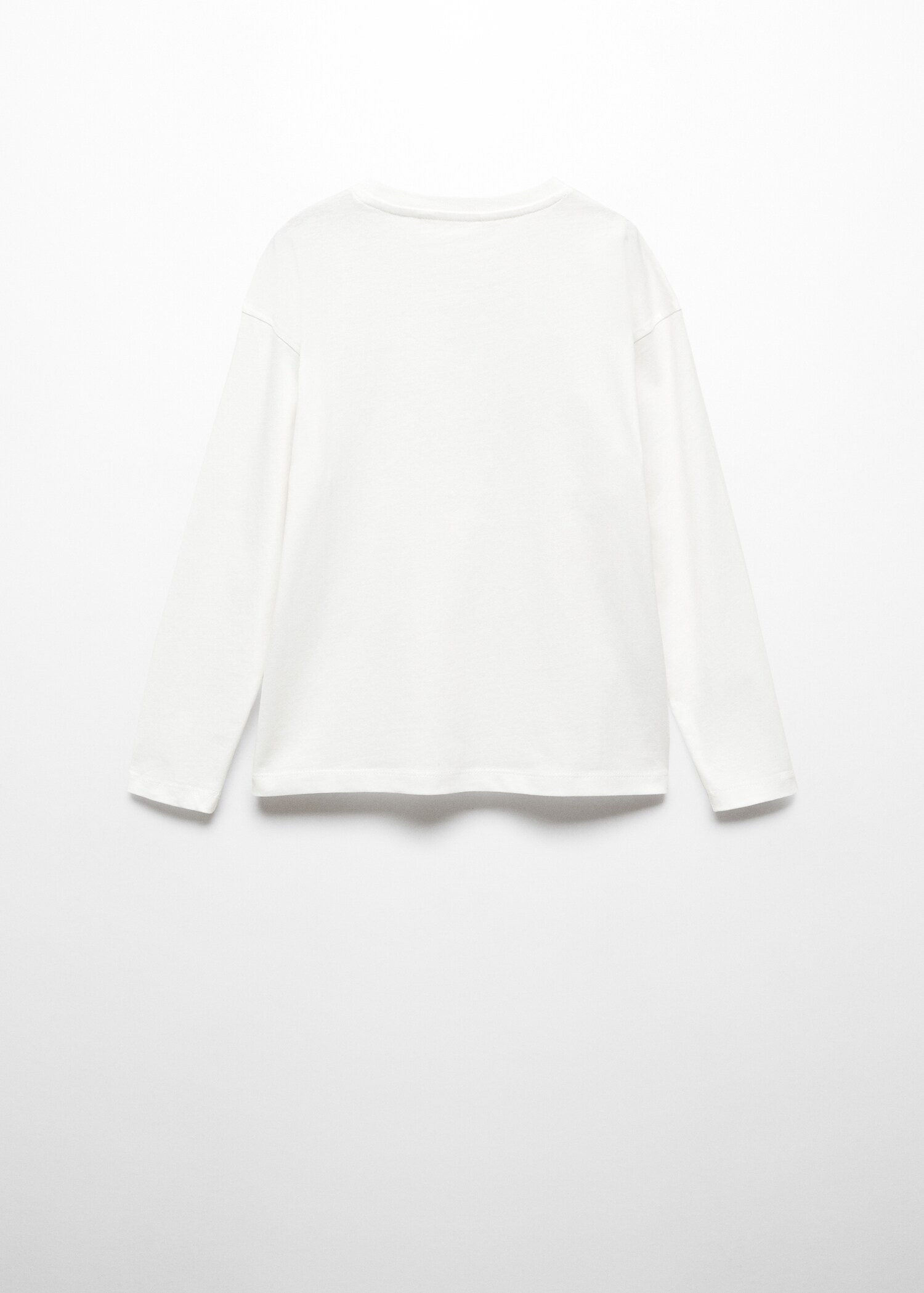 Long-sleeved t-shirt with message - Reverse of the article