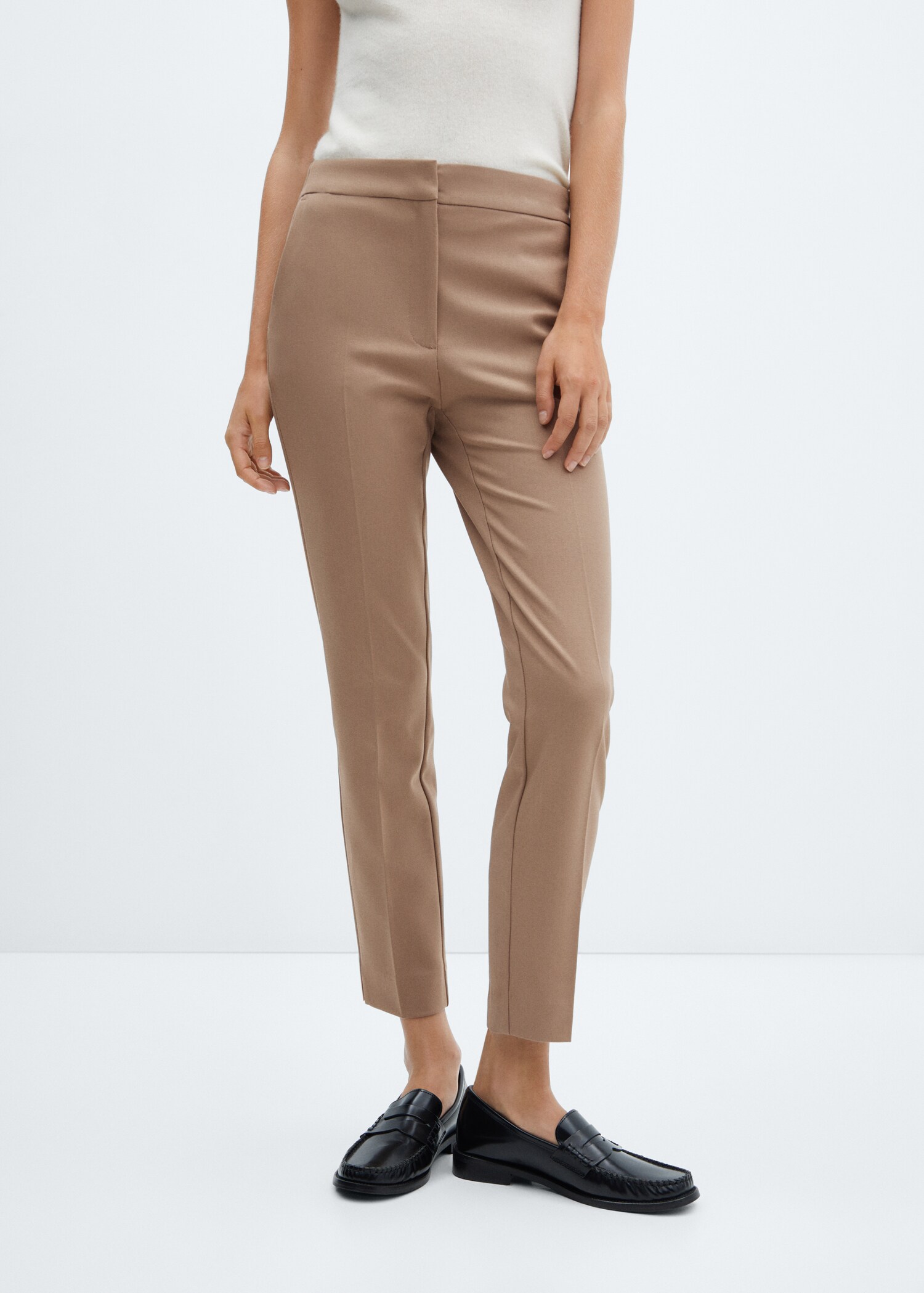 Mid-rise skinny trousers - Medium plane