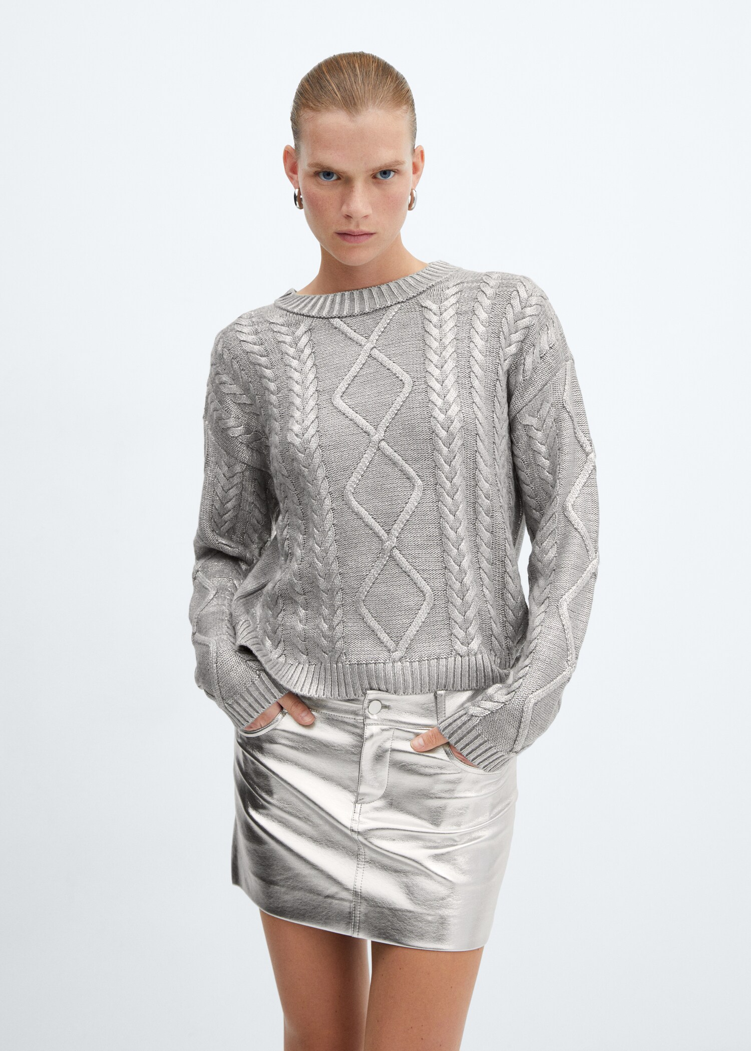 Foil braided jumper - Medium plane