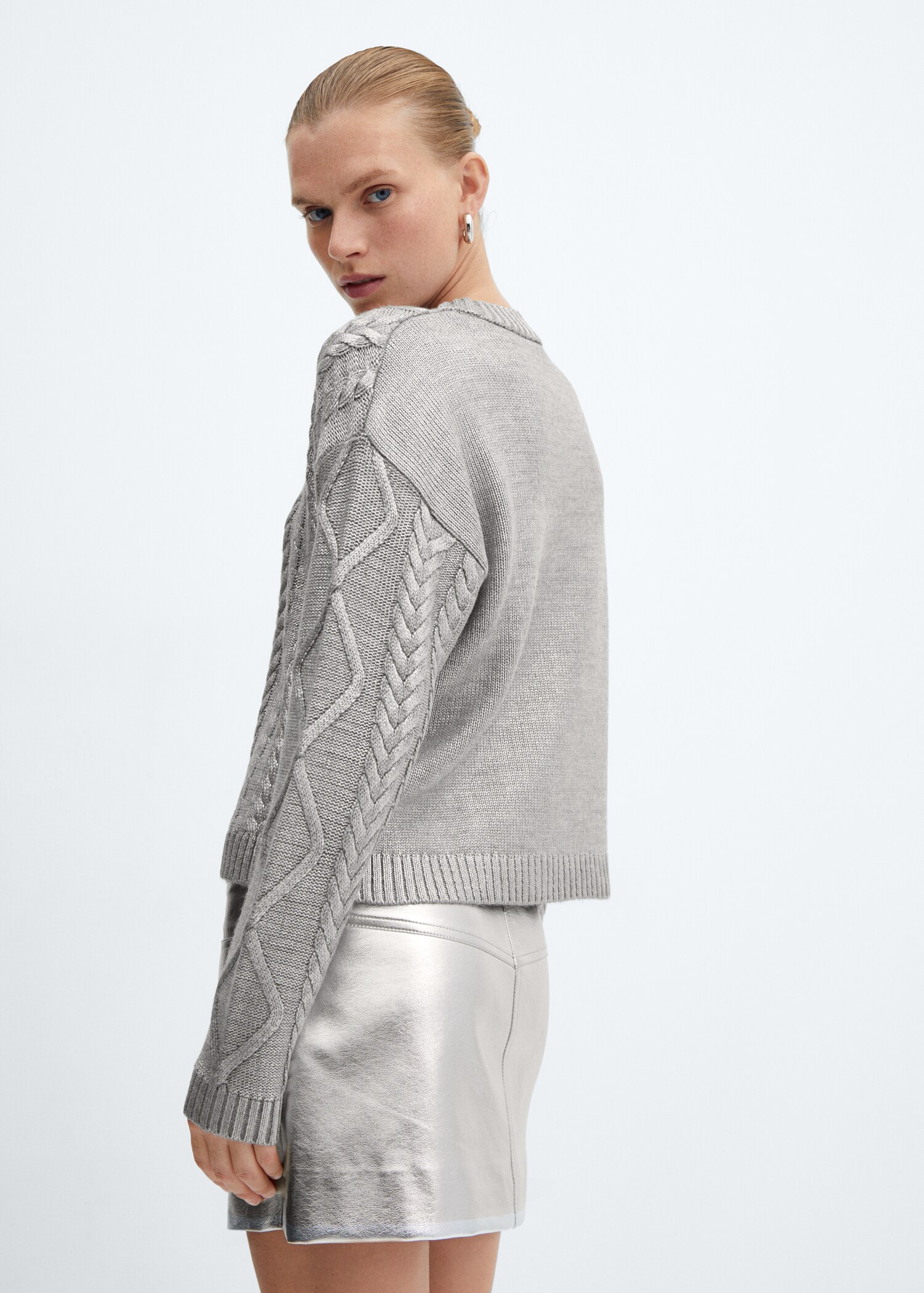 Foil braided jumper - Reverse of the article