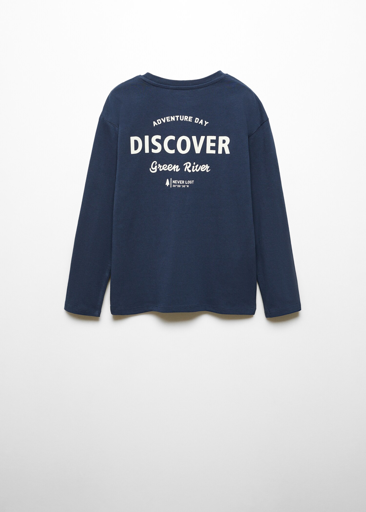 Long-sleeved t-shirt with message - Reverse of the article