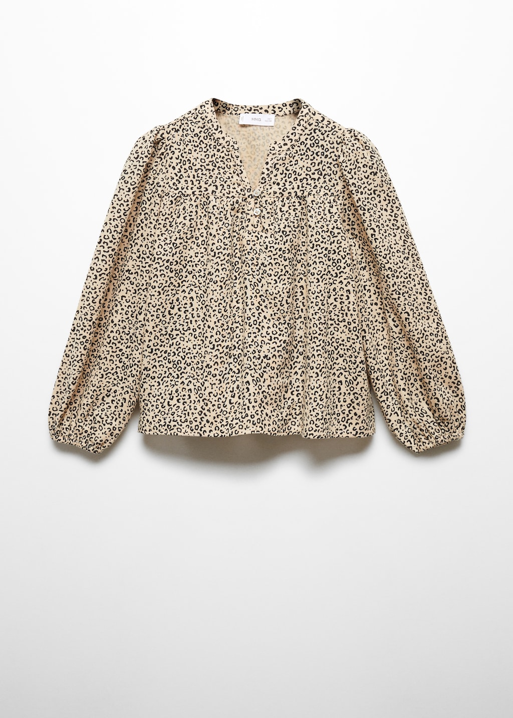 【新品】L'Appartement Leopard Print Blouse ASOS DESIGN chiffon ruffle detail blouse in leopard print | ASOS