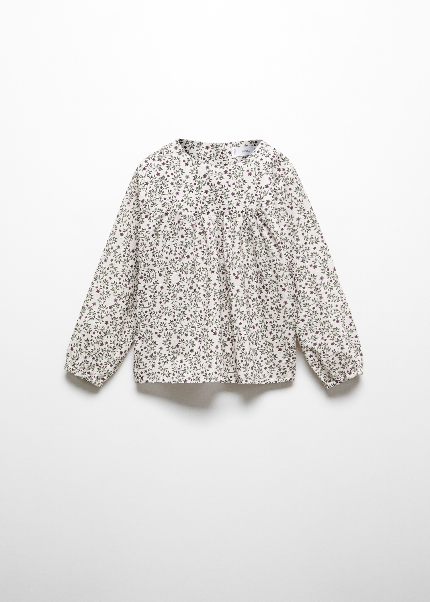 Blusa floral algodón - Artículo sin modelo