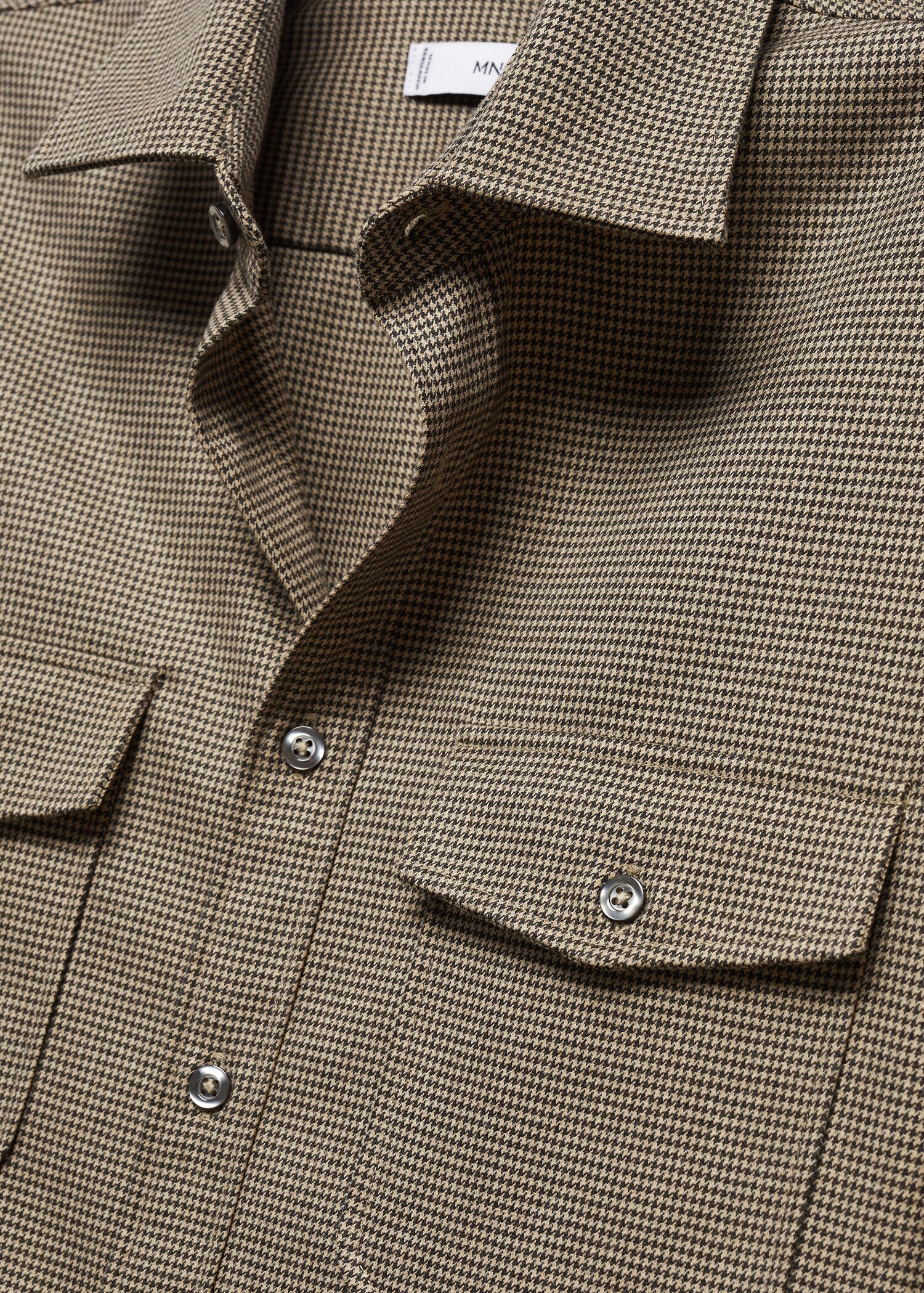 Baumwoll-Überhemd mit Taschen - Detail des Artikels 8