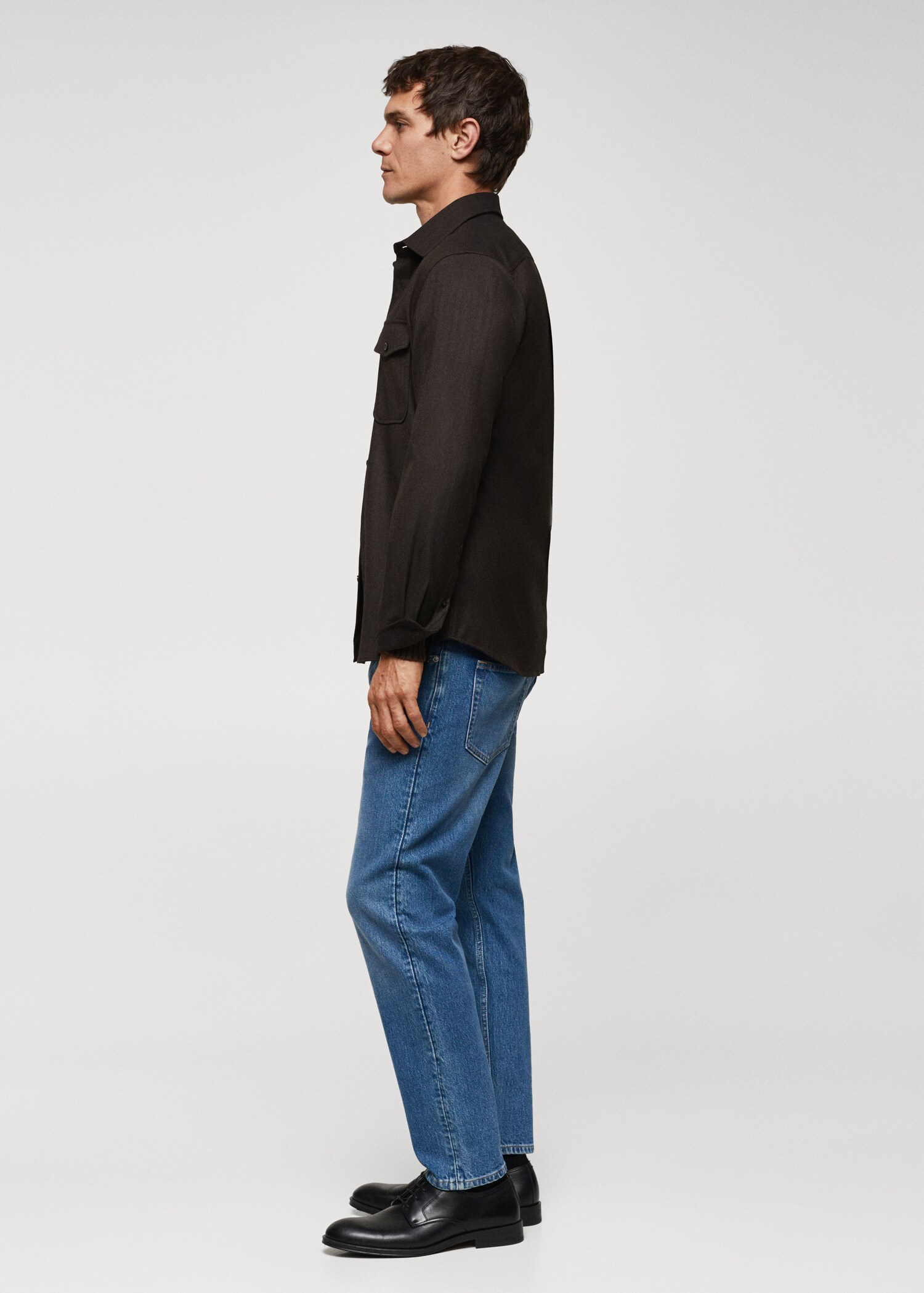 Pocketed cotton overshirt - Details of the article 2