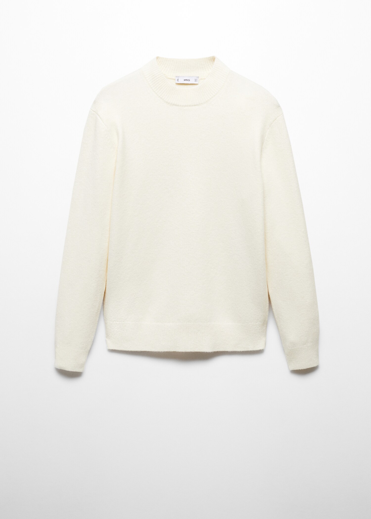 Wool-blend perkins-neck sweater - Article without model