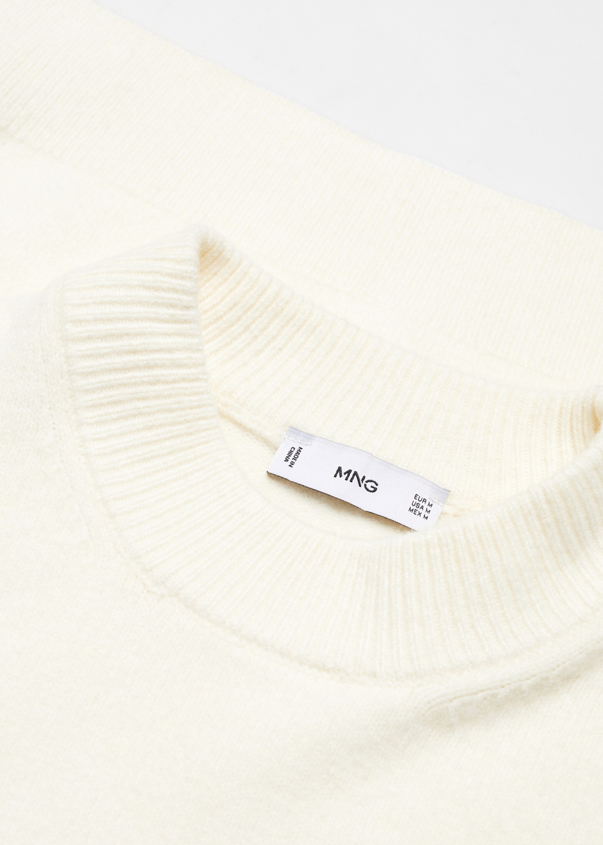 Pull col montant laine mélangée - Détail de l'article 8