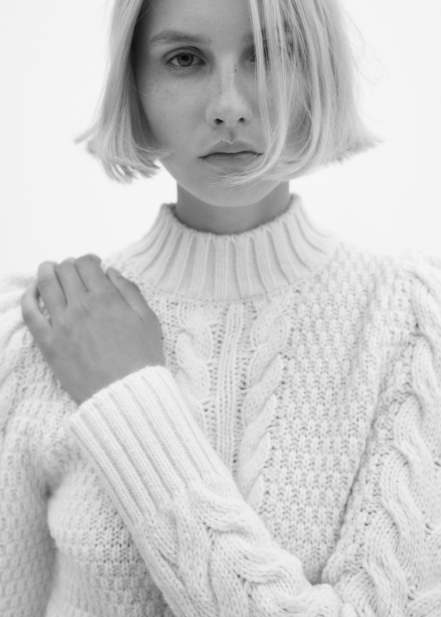 Pullover mit Zopfmuster - Detail des Artikels 1