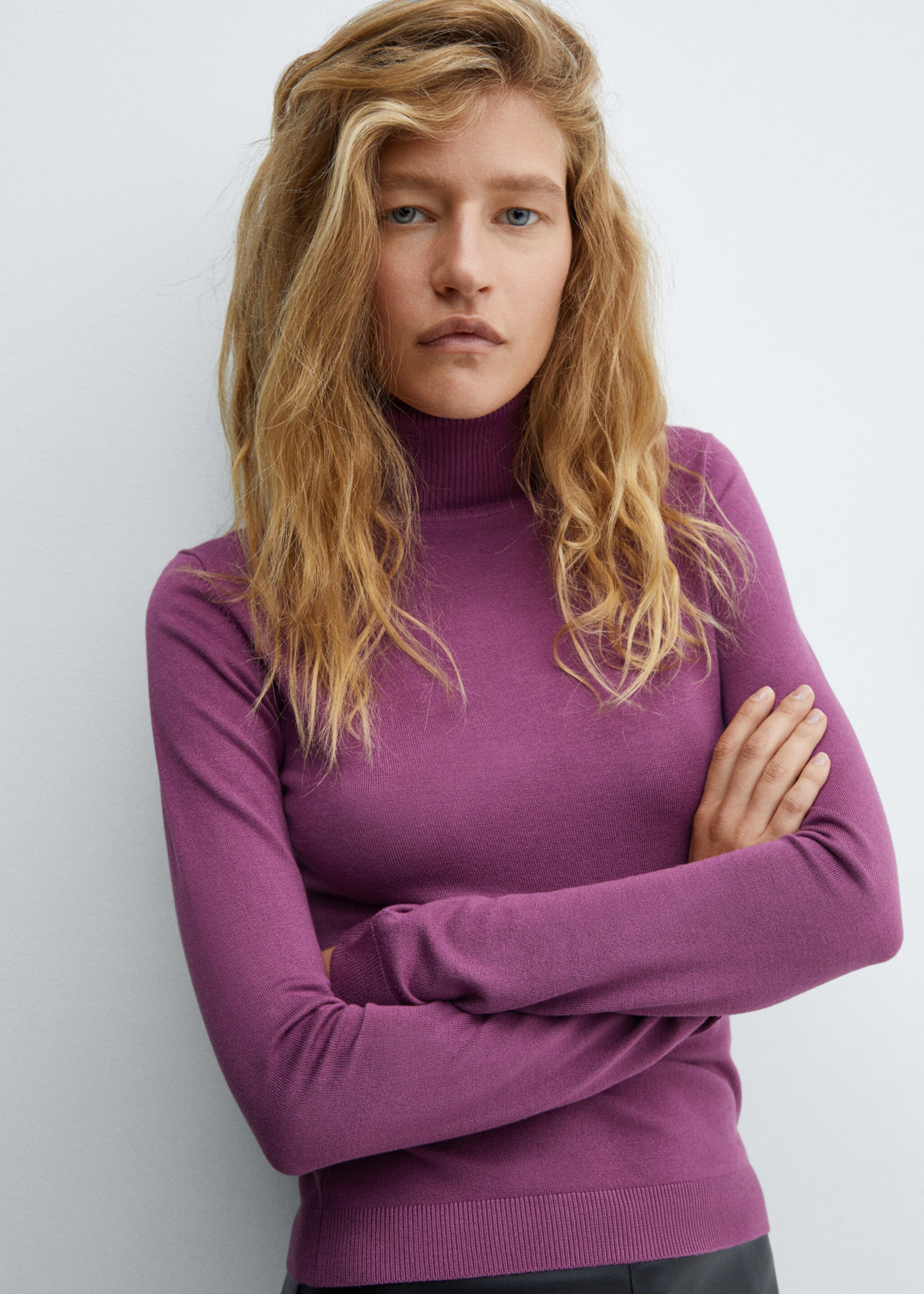 Pull-over maille fine col roulé - Détail de l'article 1
