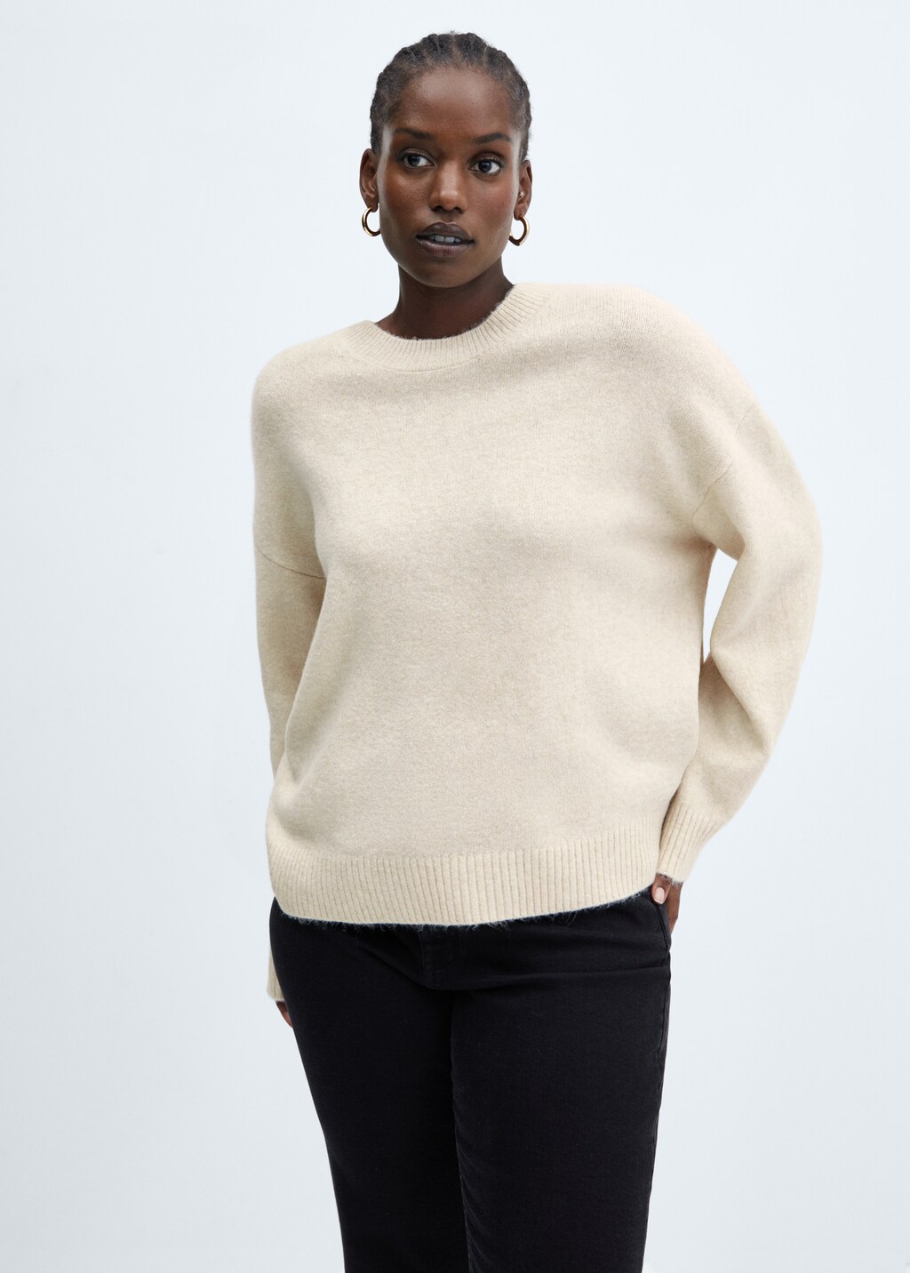 Round sweater discount
