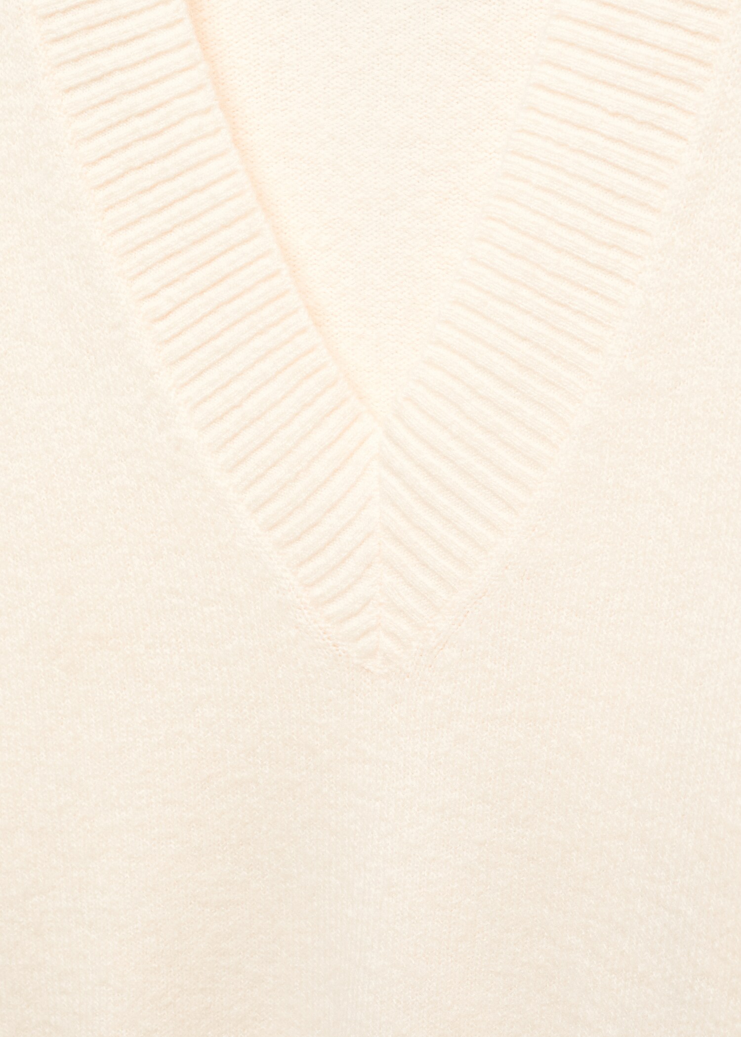 Oversized V-neck sweater - Details of the article 8