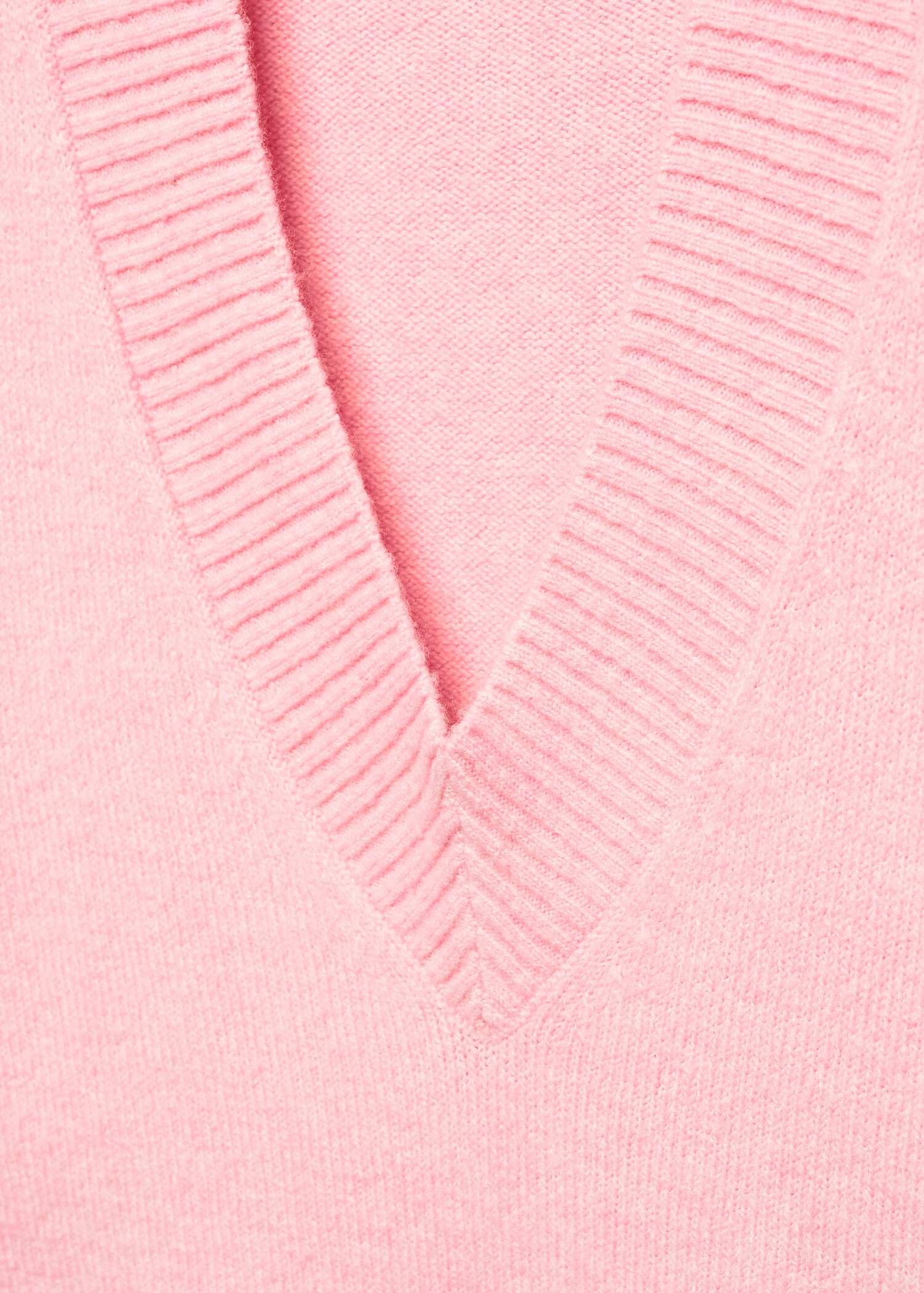Oversized V-neck sweater - Details of the article 8