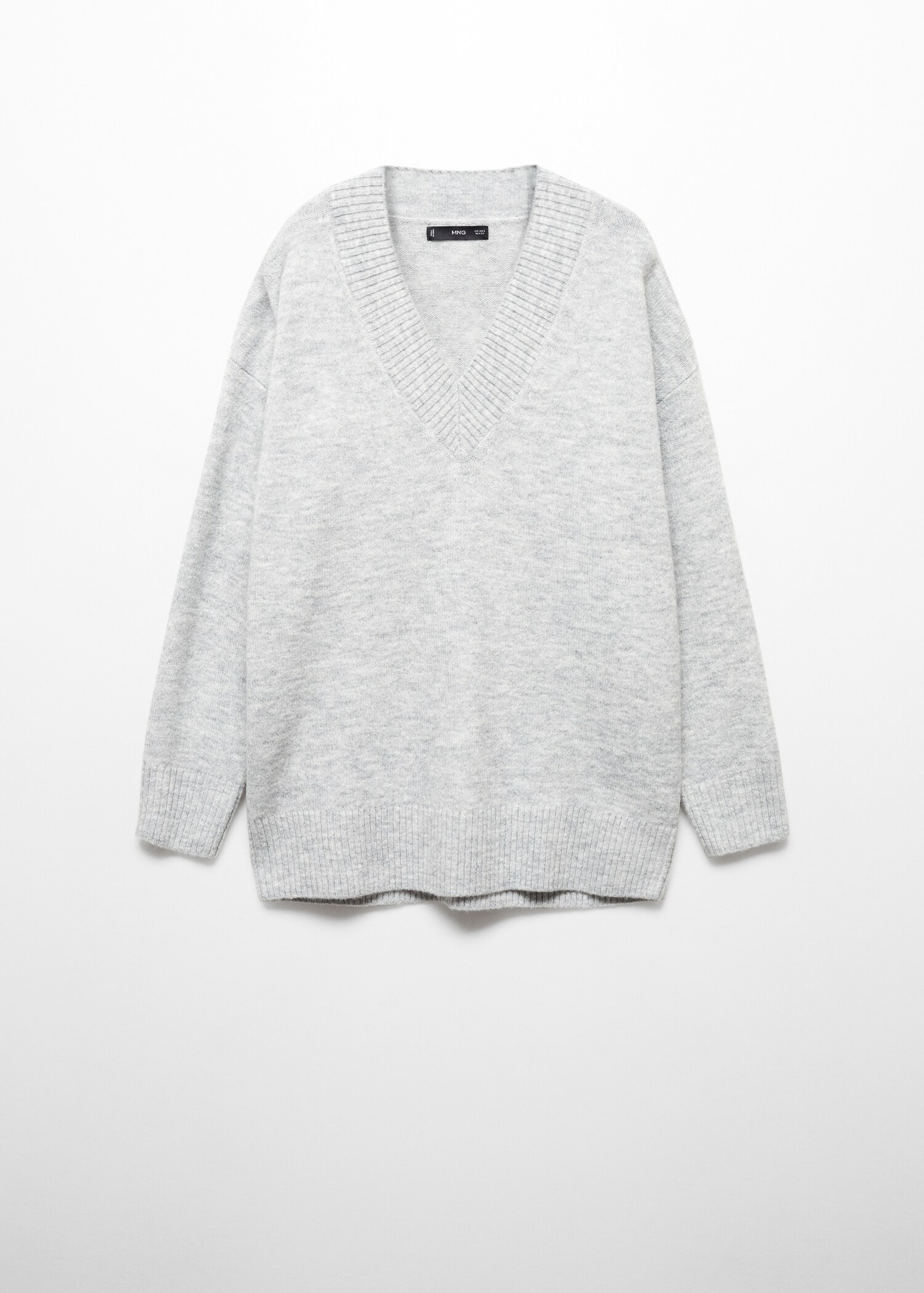 Oversized V-neck sweater - Article without model