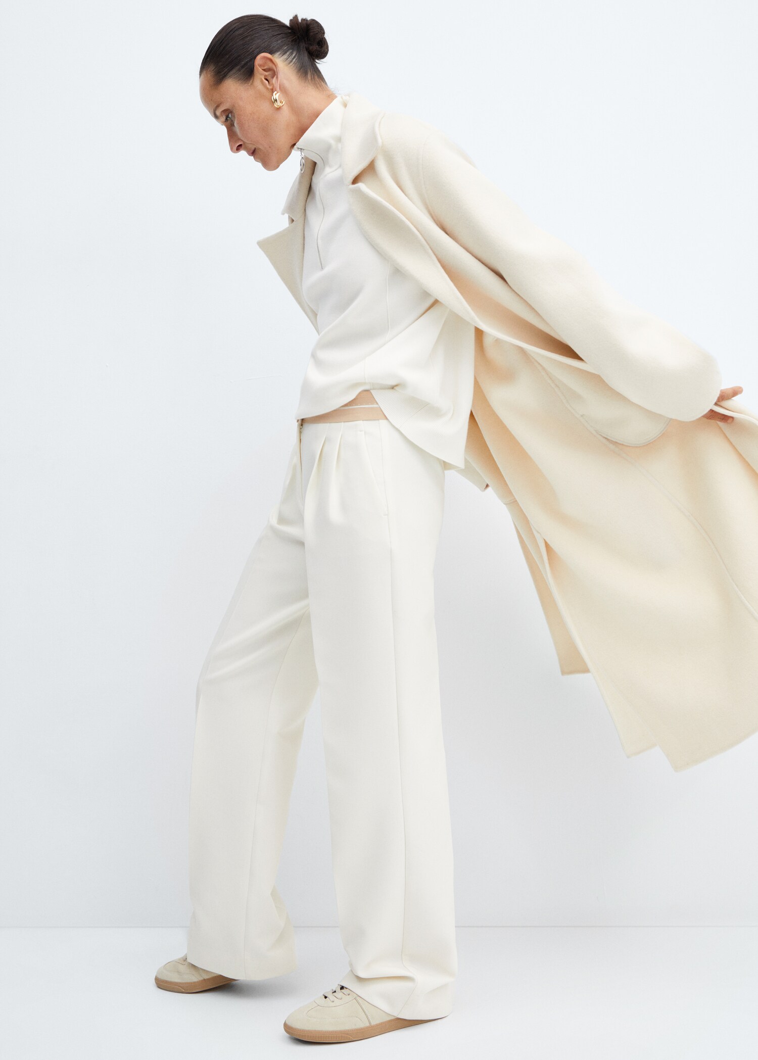 High neck sweater with zip - Details of the article 2
