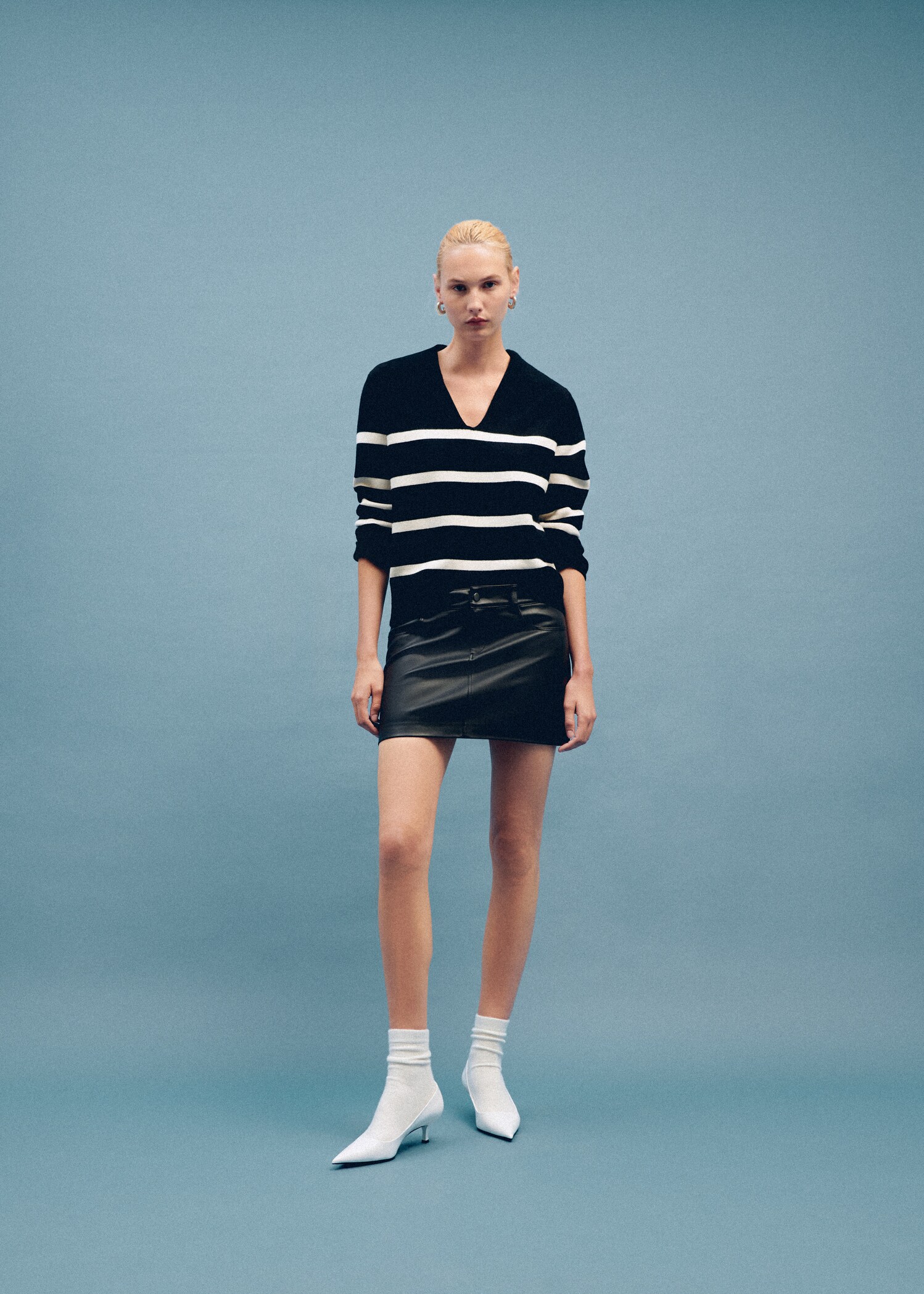 Pullover righe collo polo - Dettaglio dell'articolo 6
