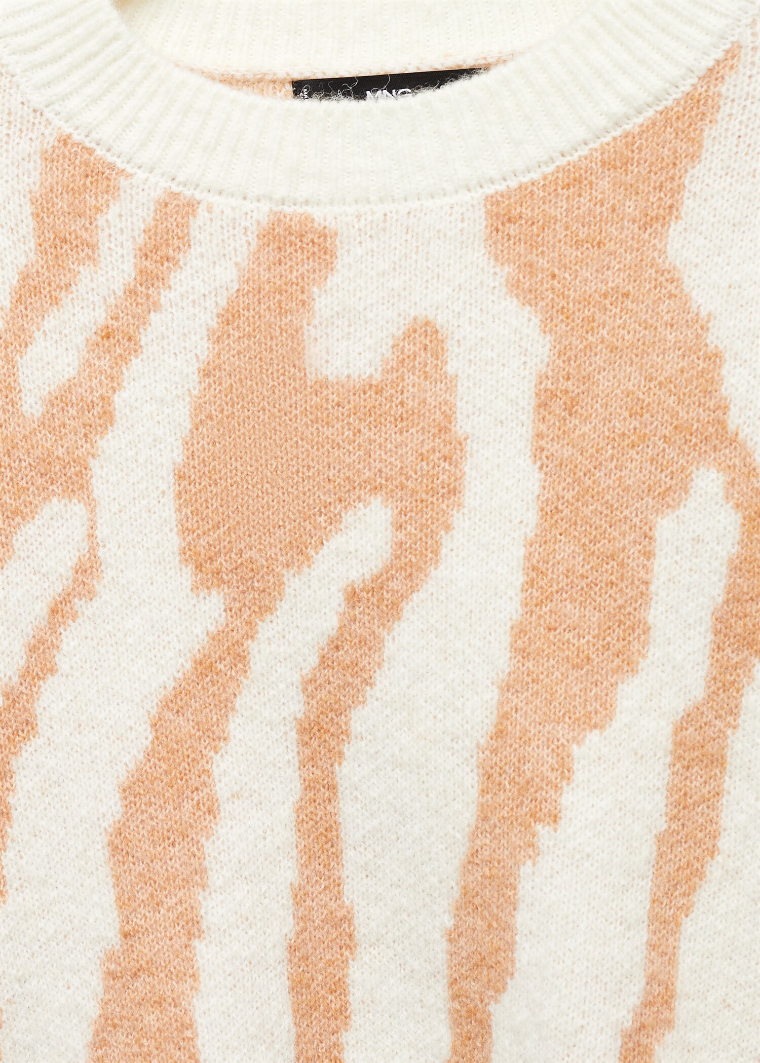 Animal-print knitted sweater - Details of the article 8