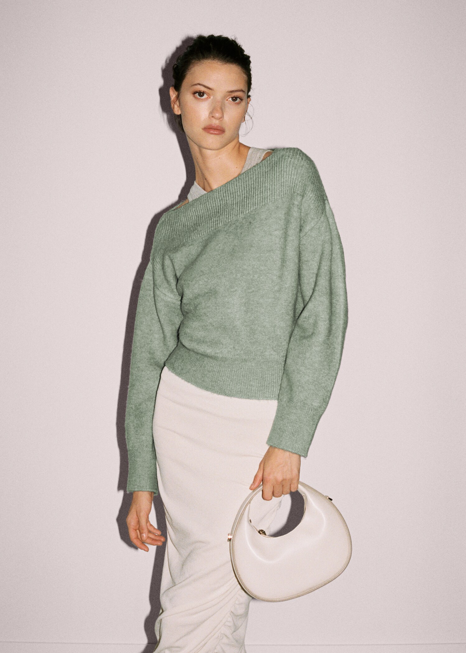 Strickpullover mit Bateau-Ausschnitt - Detail des Artikels 6