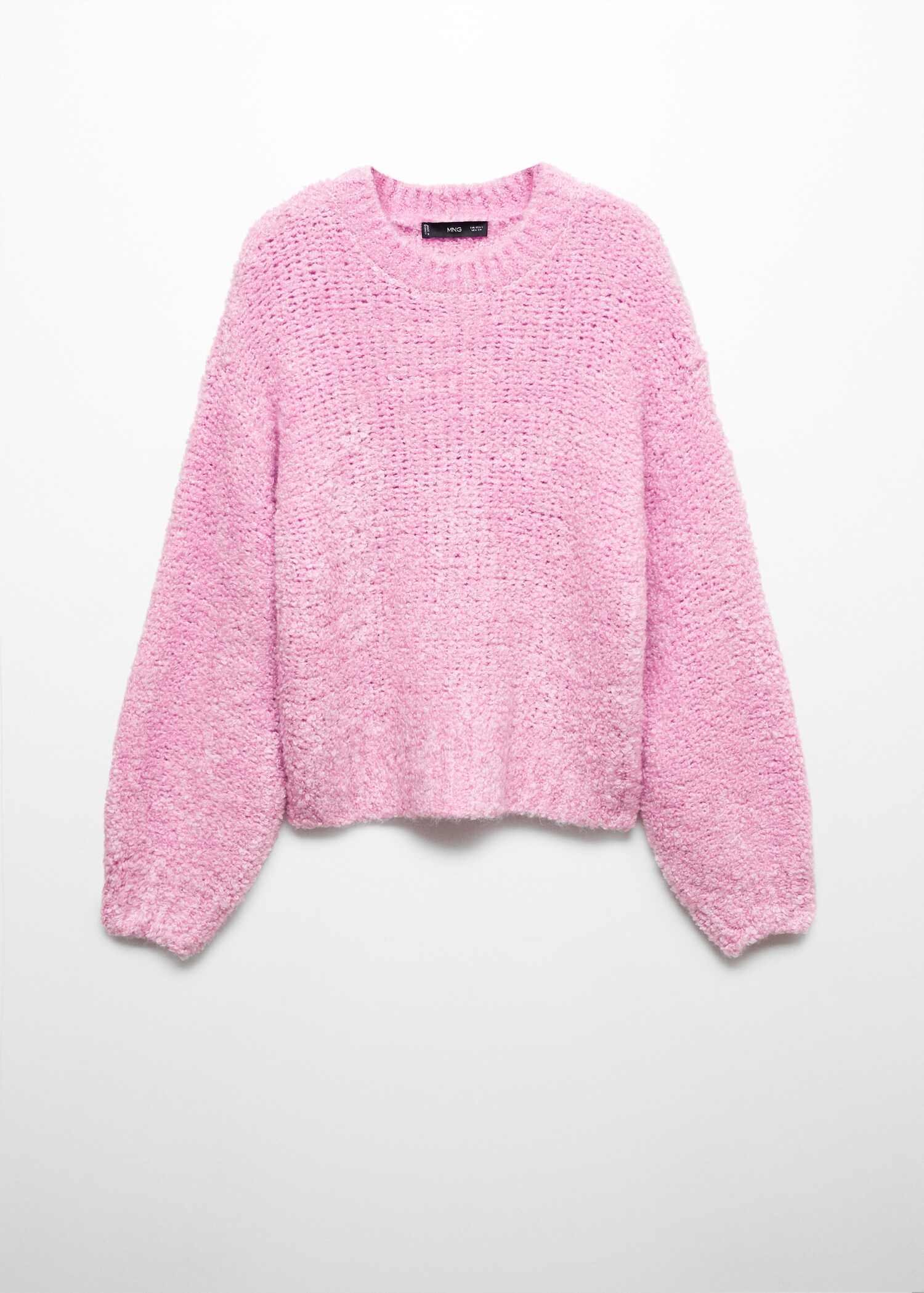 Sweater with puffed sleeves - Article without model