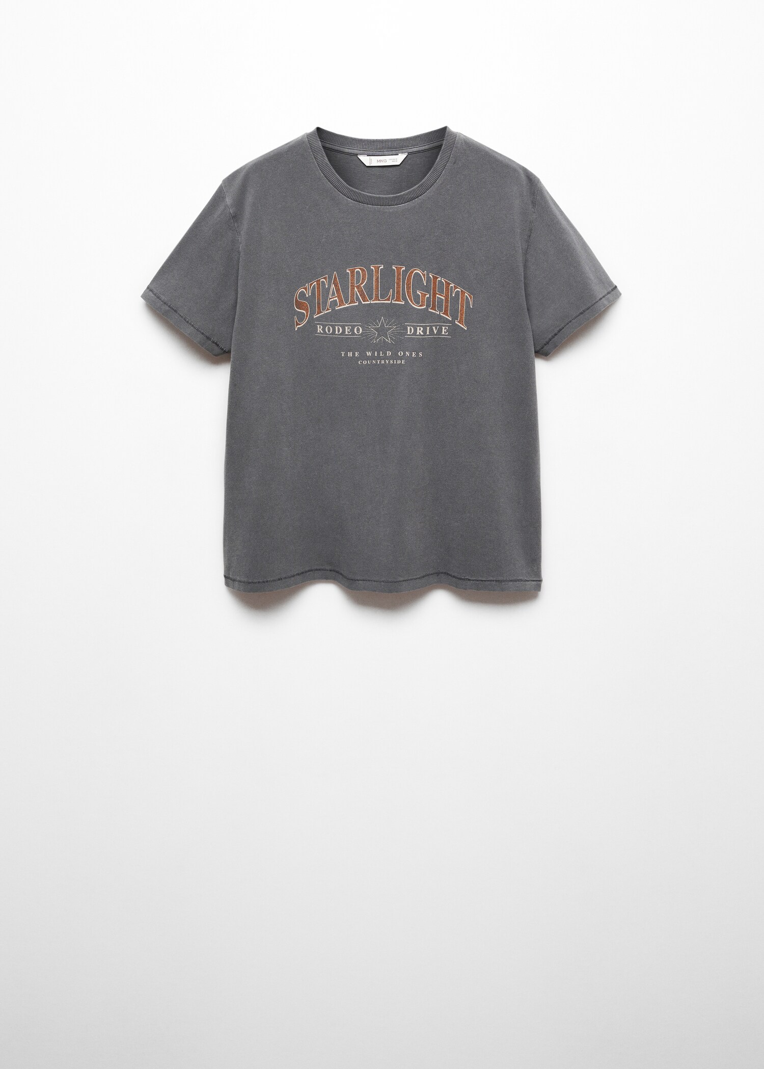 Camiseta mensaje estampado - Artículo sin modelo