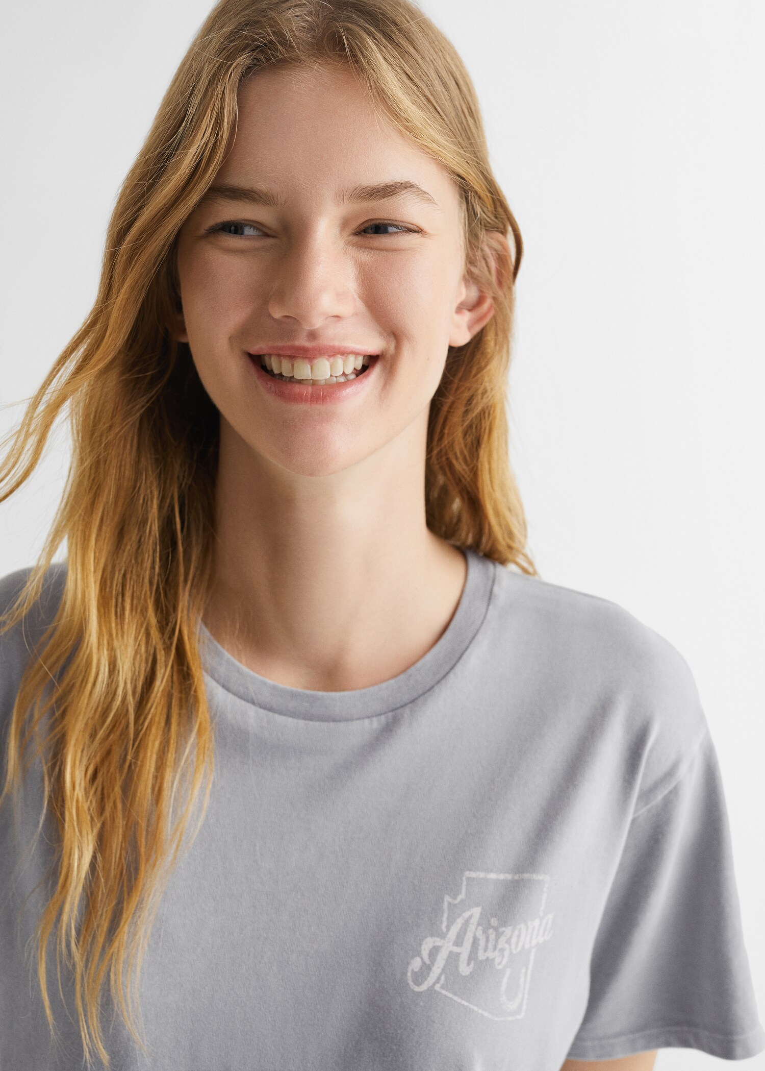 Tricou din bumbac cu mesaj - Detaliu al articolului 1