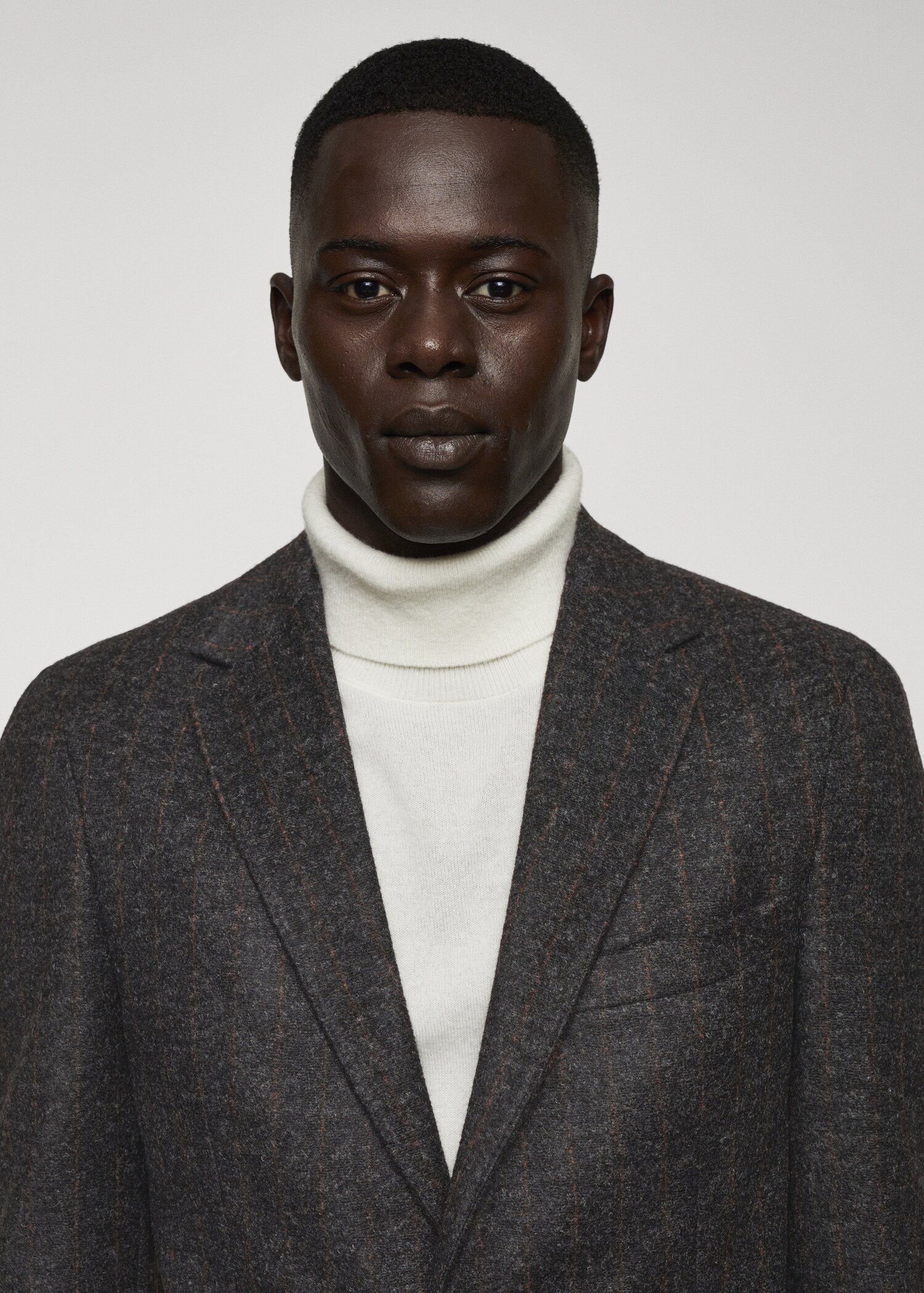 Kritstrecksrandig kavaj ren ny ull - Detaljer om artikeln 1