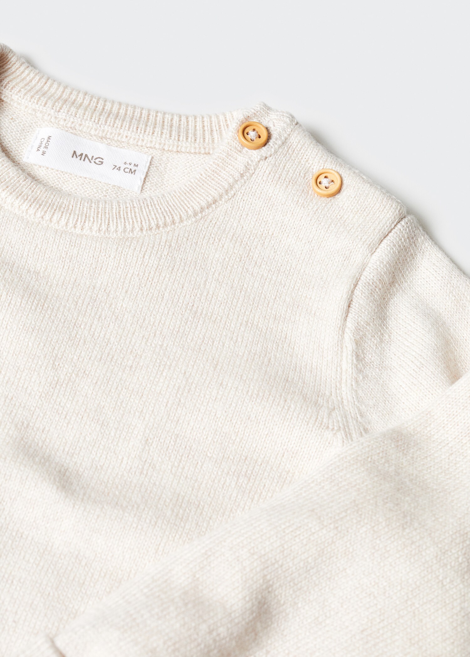 Knit cotton sweater - Details of the article 8