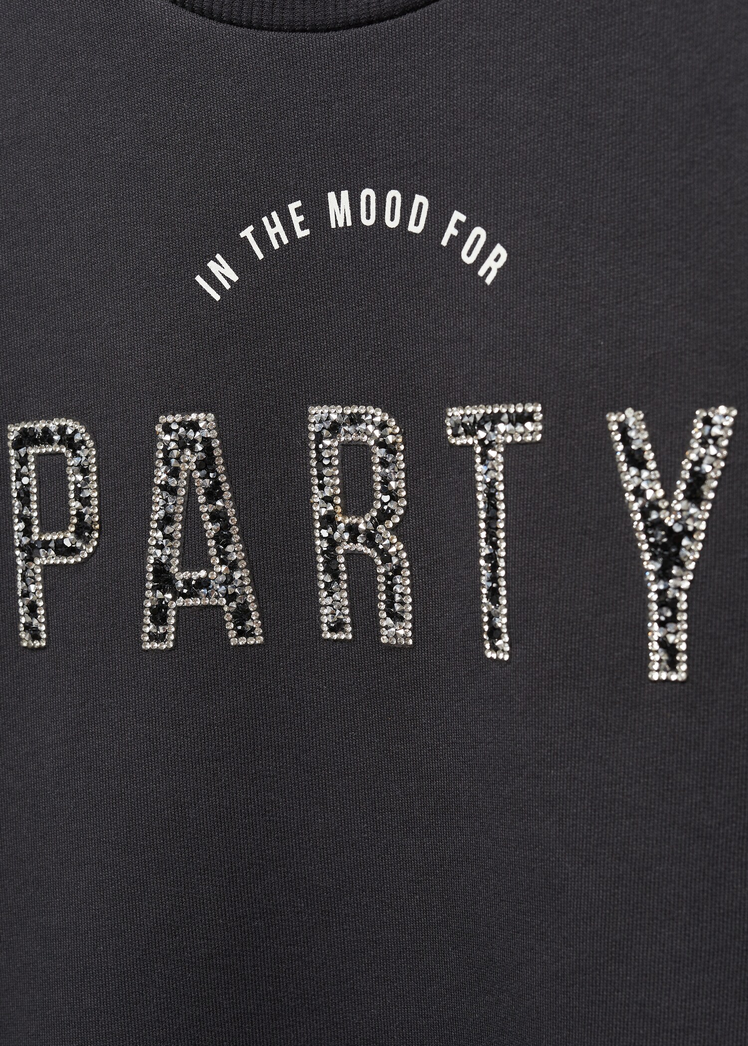 Sweatshirt met paillettenboodschap - Detail van het artikel 8