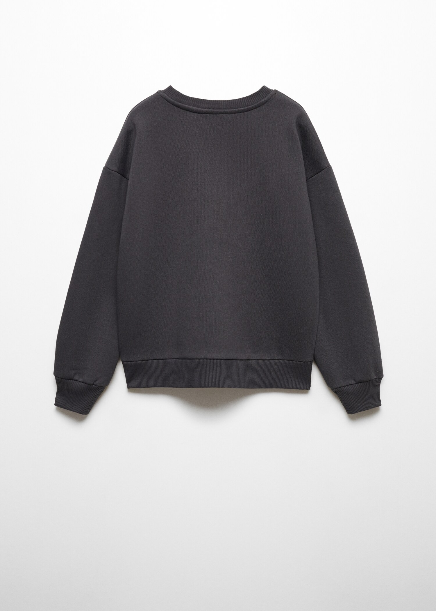 Sweatshirt met paillettenboodschap - Achterkant van het artikel