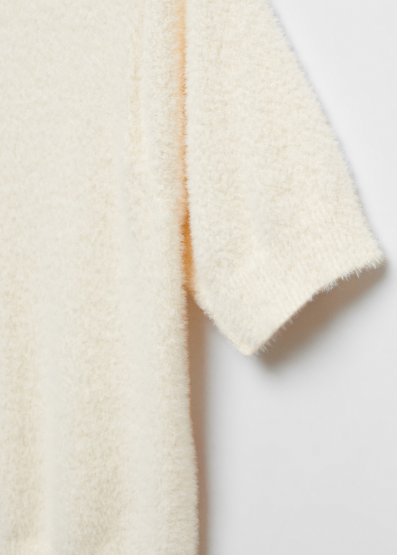 Fur-effect knitted sweater - Details of the article 8