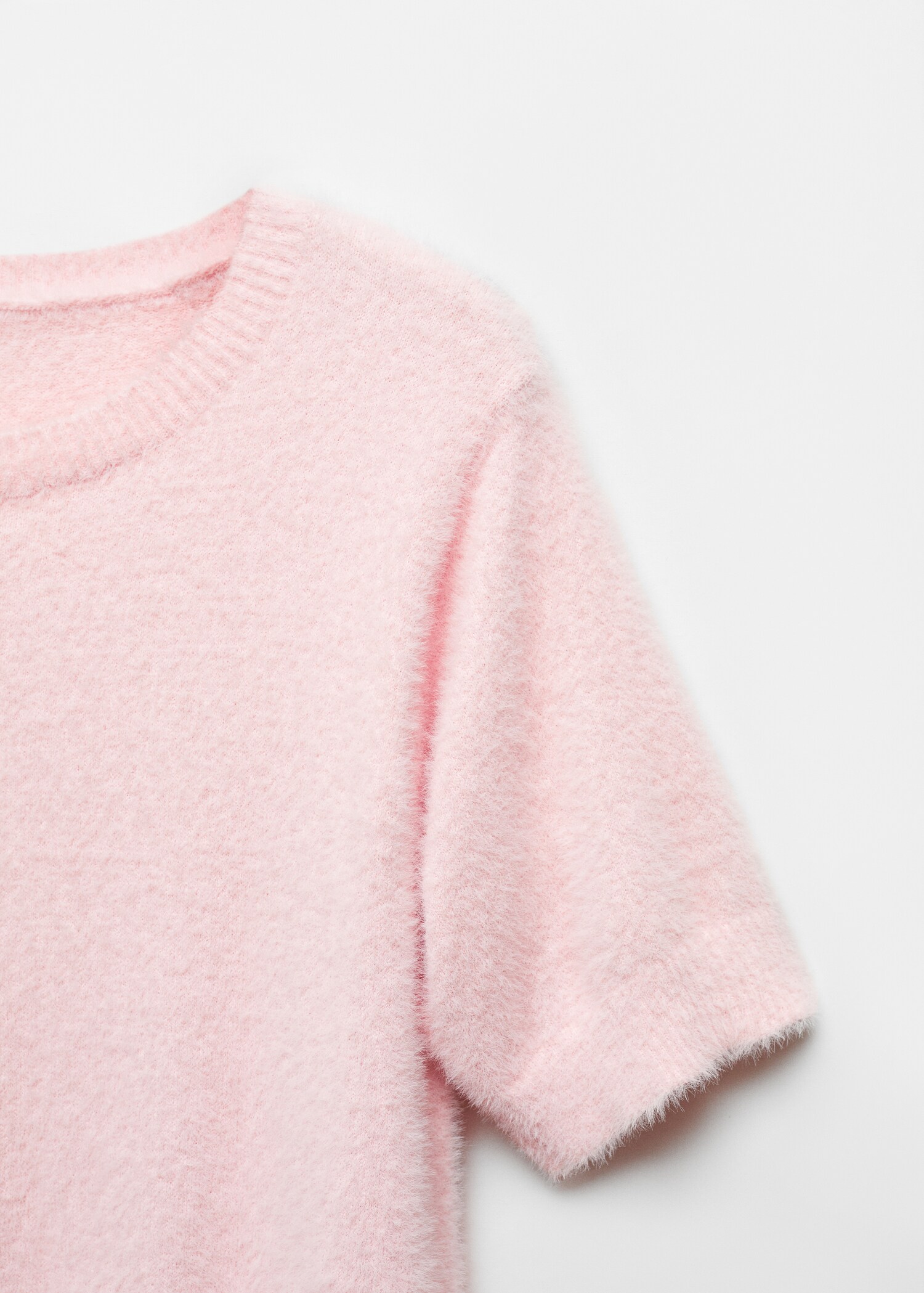 Fur-effect knitted sweater - Details of the article 8